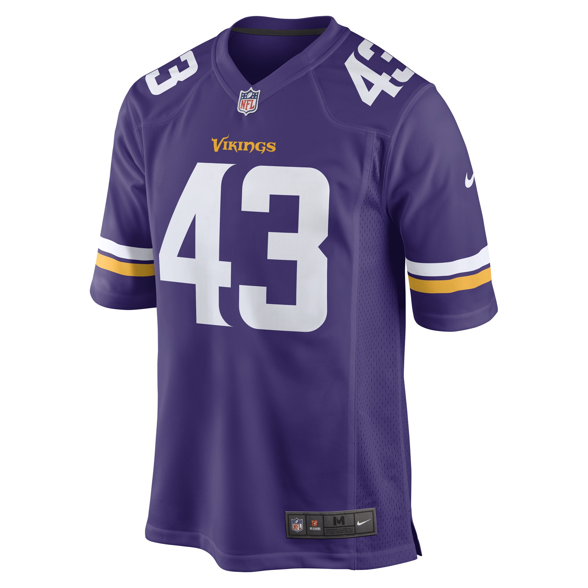 Luiji Vilain Minnesota Vikings  Game Player Jersey - Purple