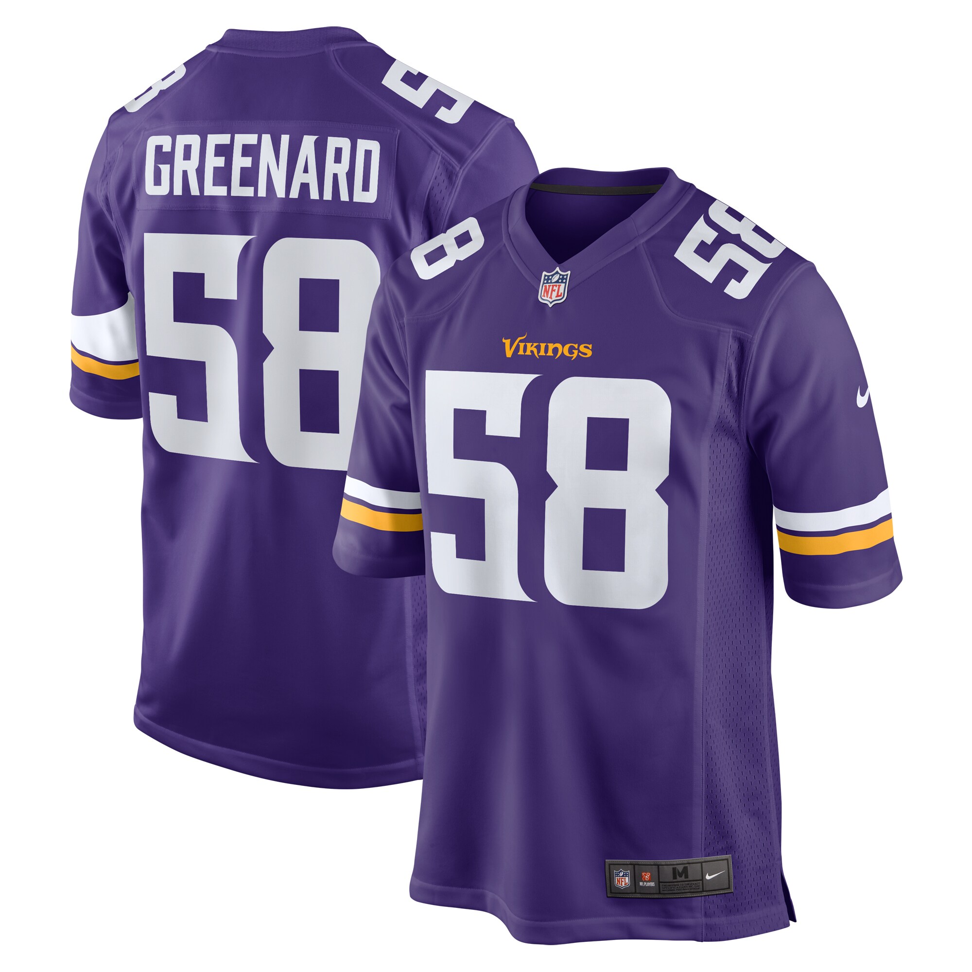 Jonathan Greenard Minnesota Vikings  Team Game Jersey -  Purple
