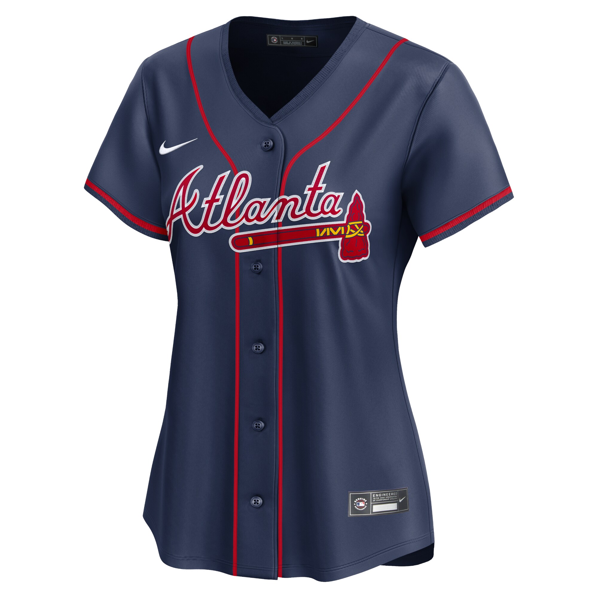Ronald Acu\u00c3\u00b1a Jr. Atlanta Braves Women's Alternate Limited Player Jersey Navy