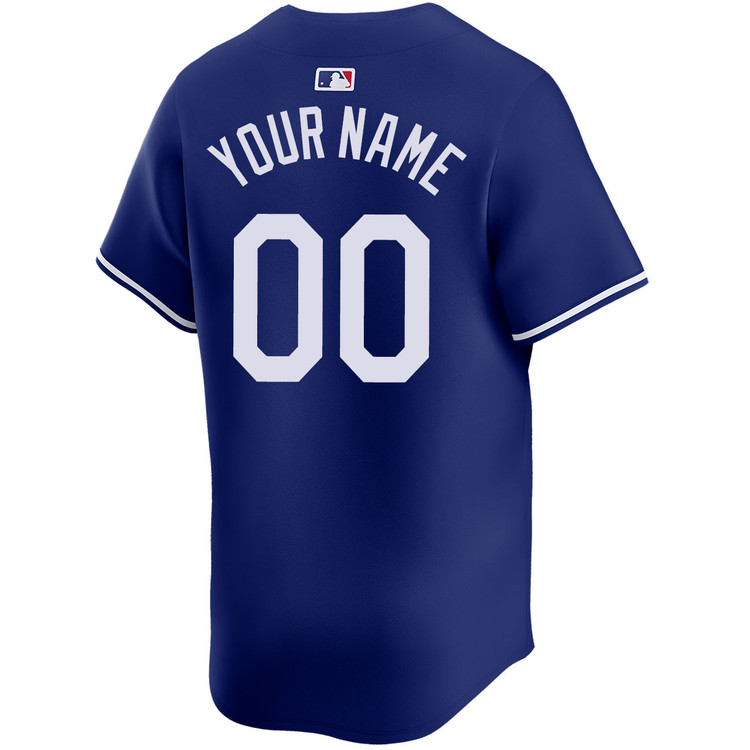 Los Angeles Dodgers Personalized Alternate Royal Limited World Series Jersey
