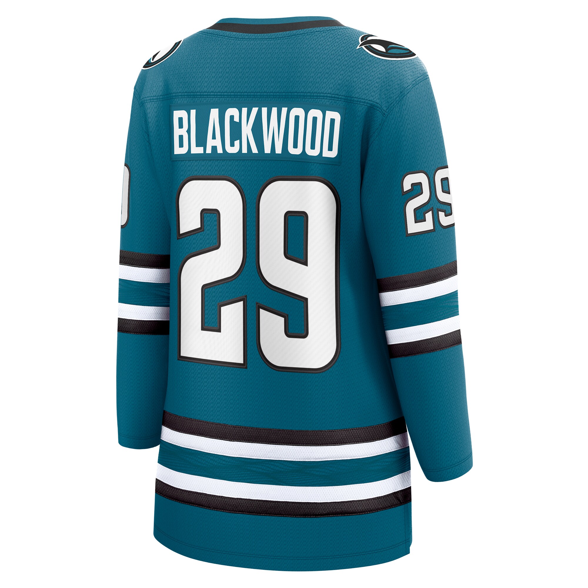 Mackenzie Blackwood San Jose Sharks Fanatics Women's Home Breakaway Player Jersey - Teal