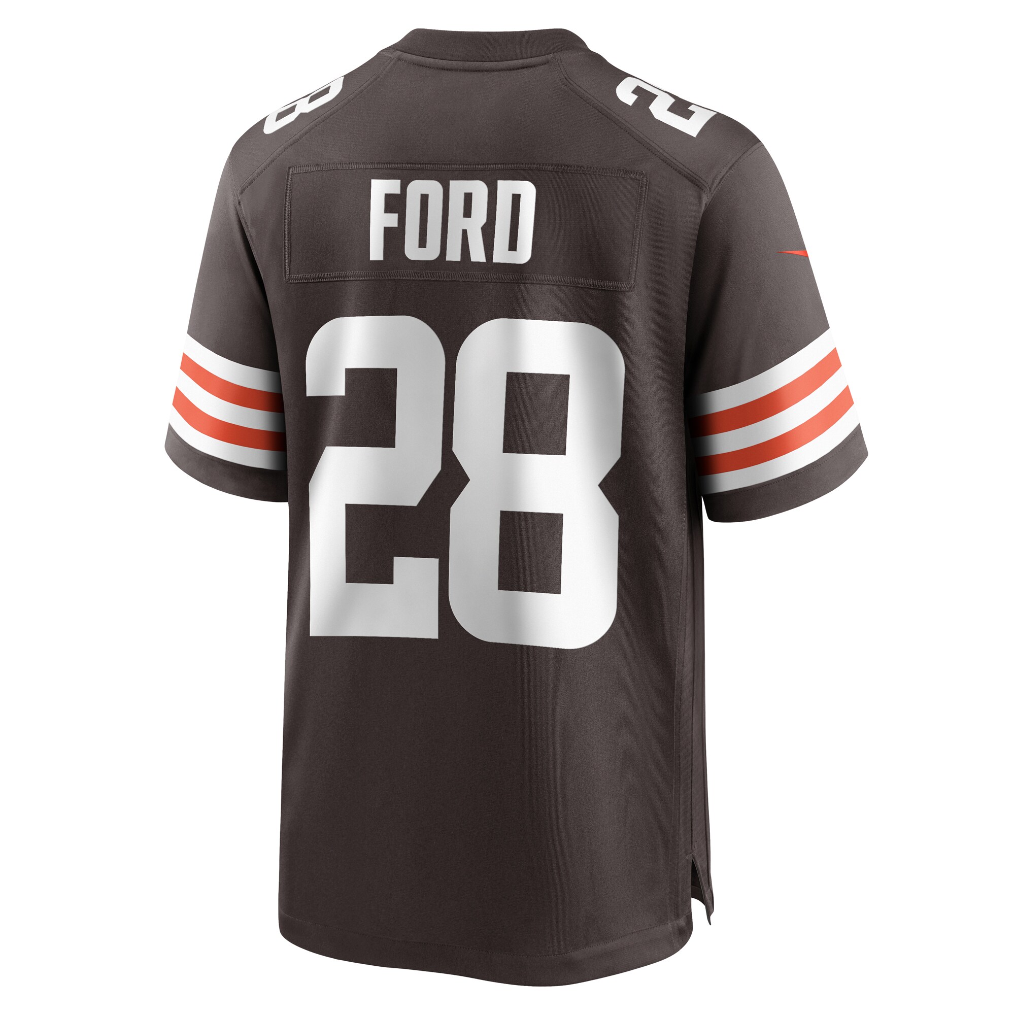 Mike Ford Cleveland Browns  Team Game Jersey -  Brown