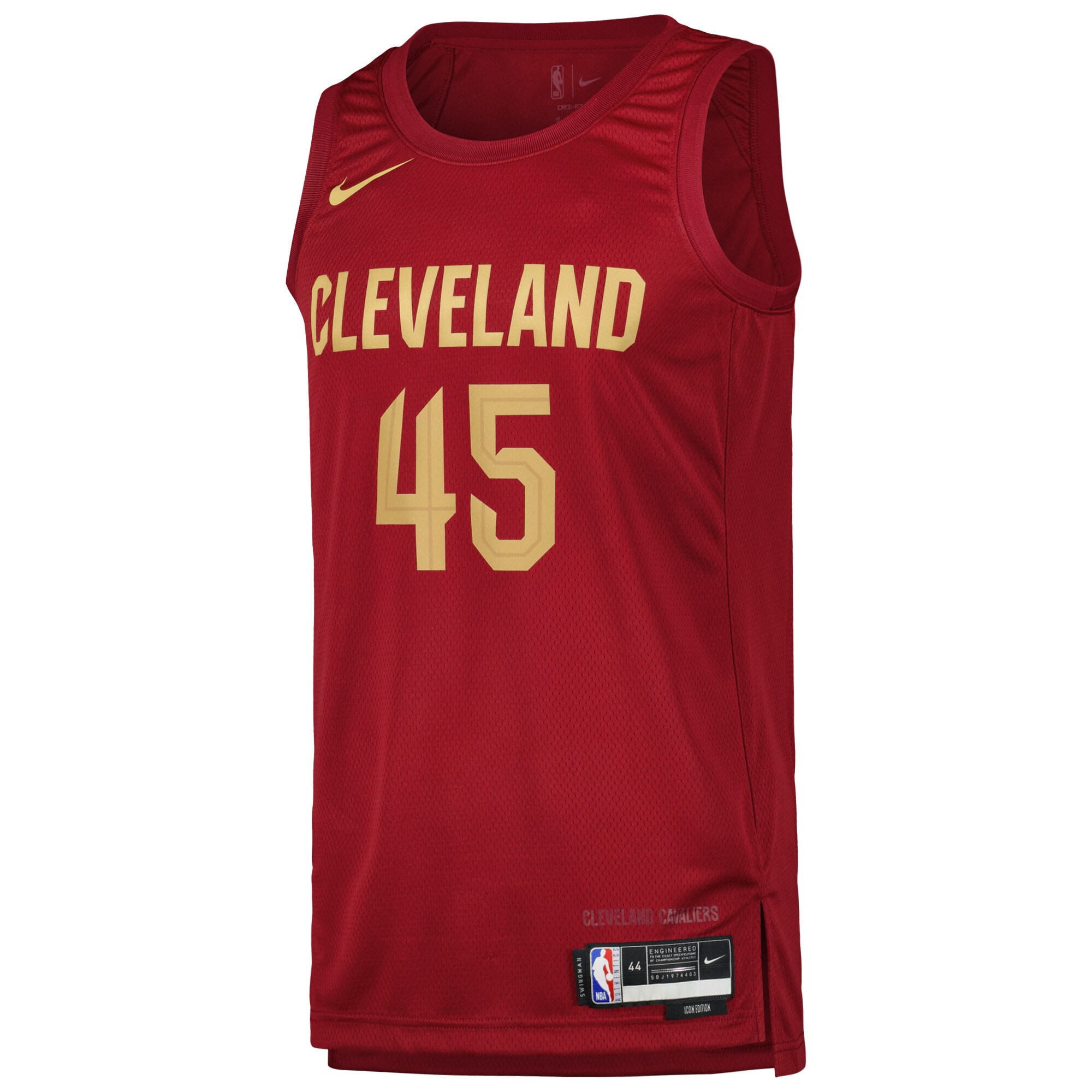 Donovan Mitchell Cleveland Cavaliers Swingman Player Jersey - Icon Edition - Wine