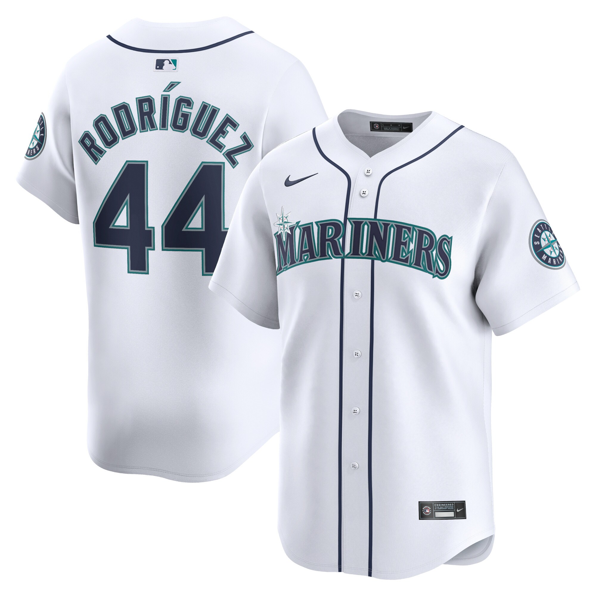 Julio Rodr\u00c3\u00adguez Seattle Mariners Home Limited Player Jersey - White