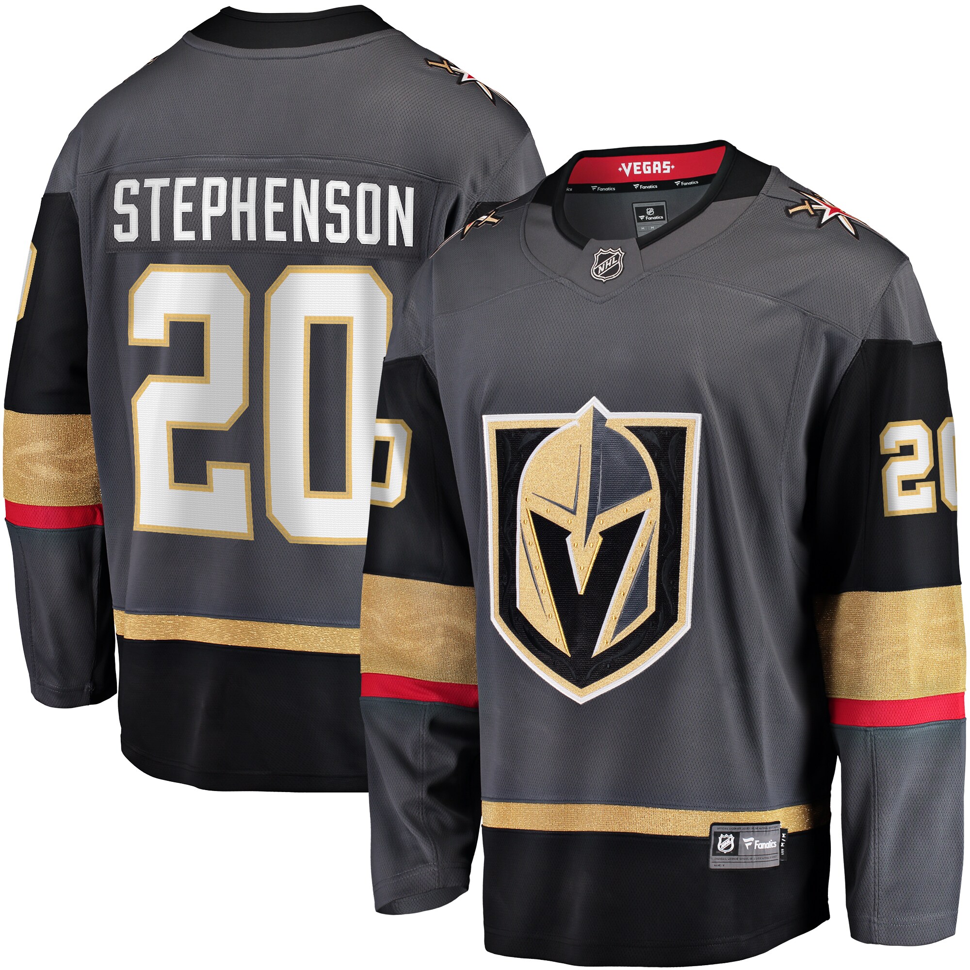 Chandler Stephenson Vegas Golden Knights Fanatics Alternate Breakaway Player Jersey - Gray