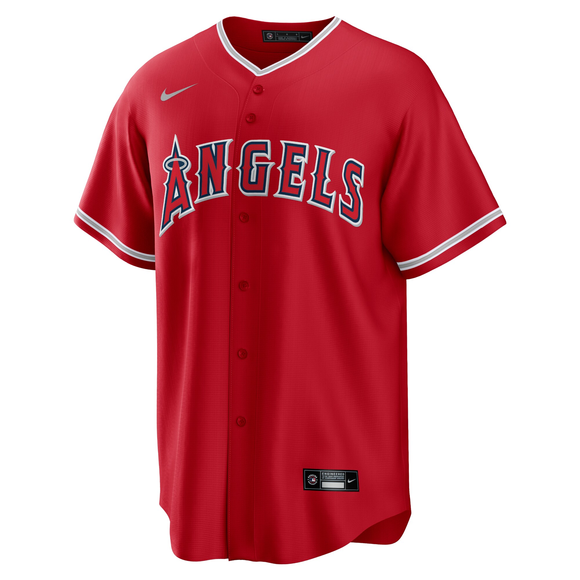 Mike Trout Los Angeles Angels  Alternate Replica Player Name Jersey - Red