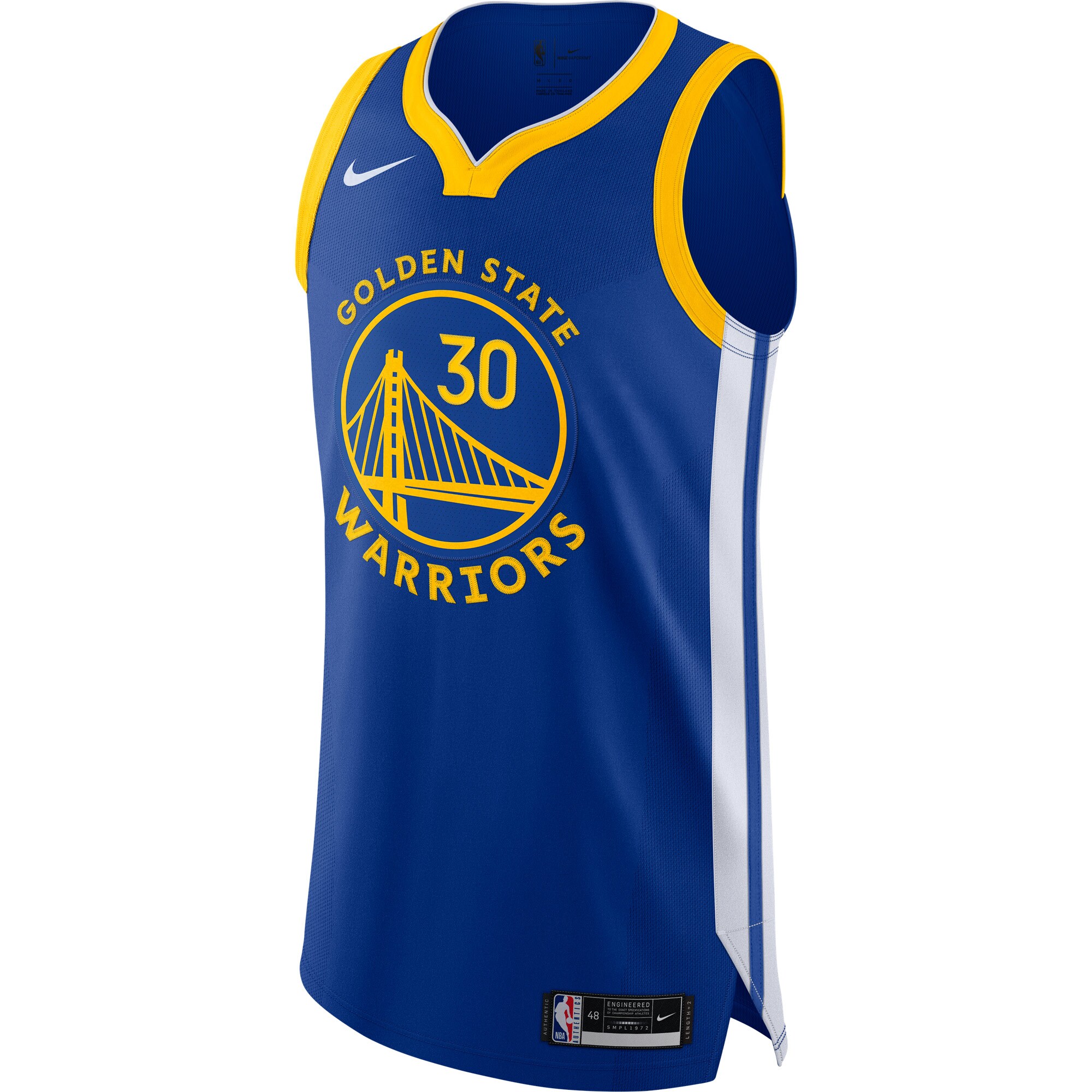 Stephen Curry Golden State Warriors Authentic Jersey - Icon Edition - Royal