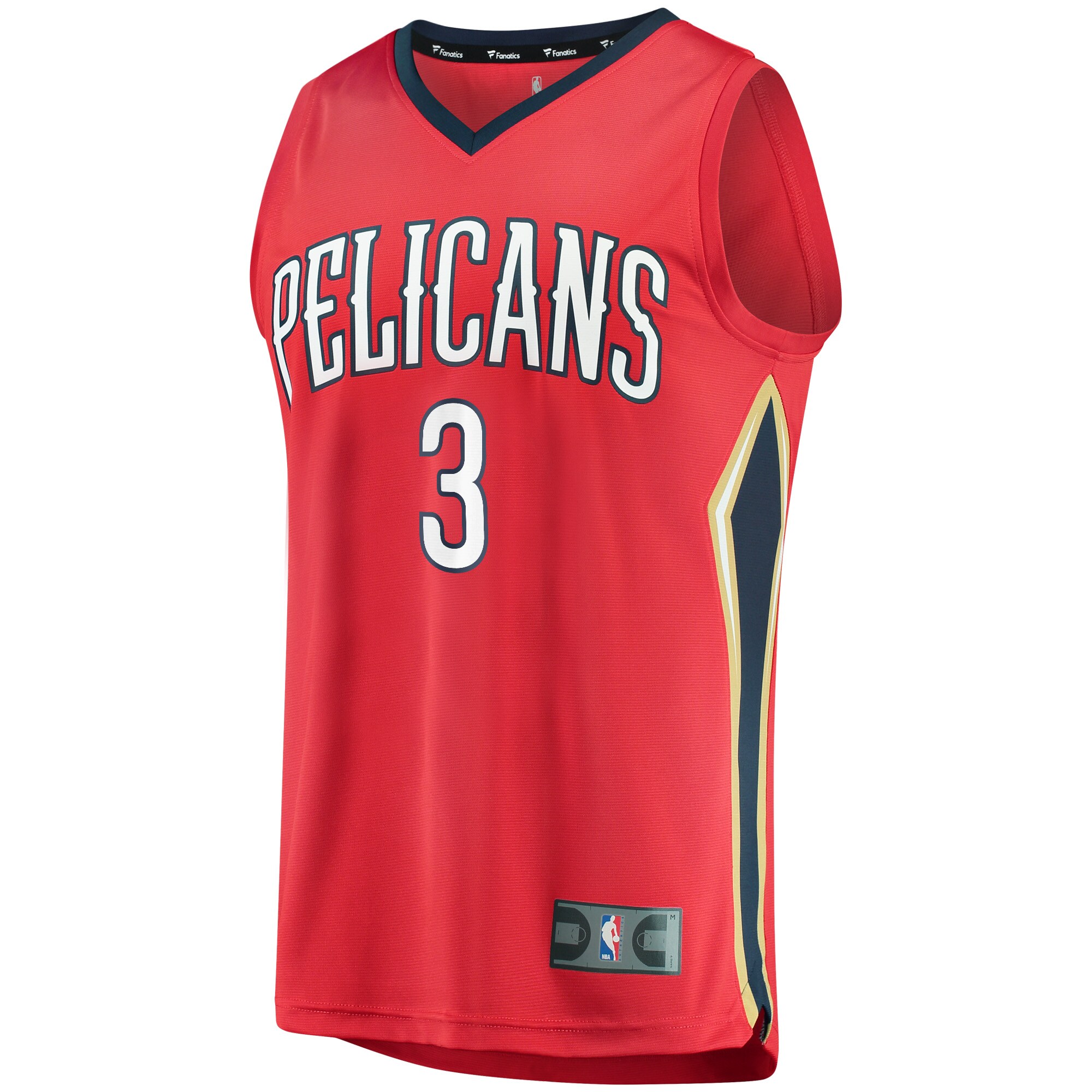 C.J. McCollum New Orleans Pelicans Fanatics Youth Fast Break Replica Player Jersey Red - Statement Edition