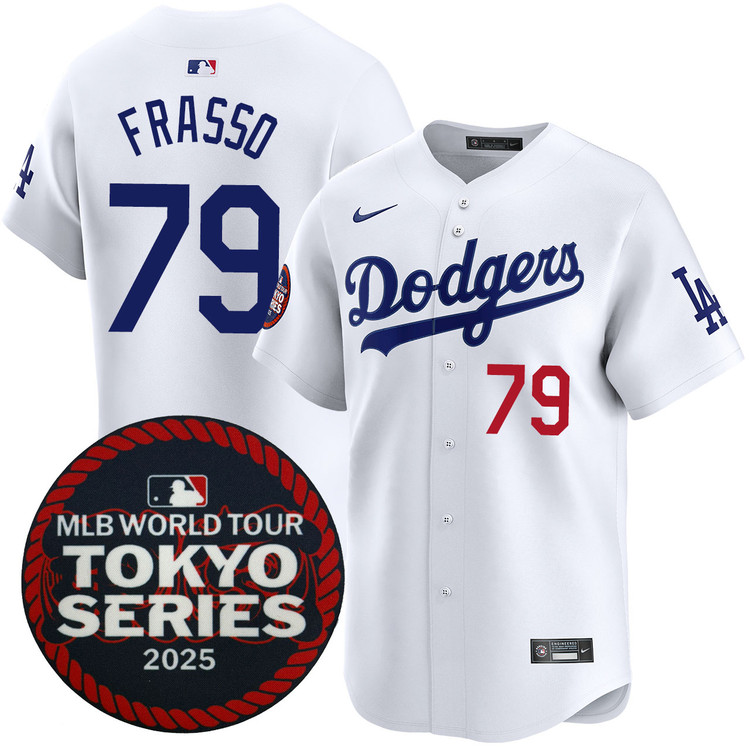 Nick Frasso Los Angeles Dodgers Home 2025 Tokyo Series Jersey