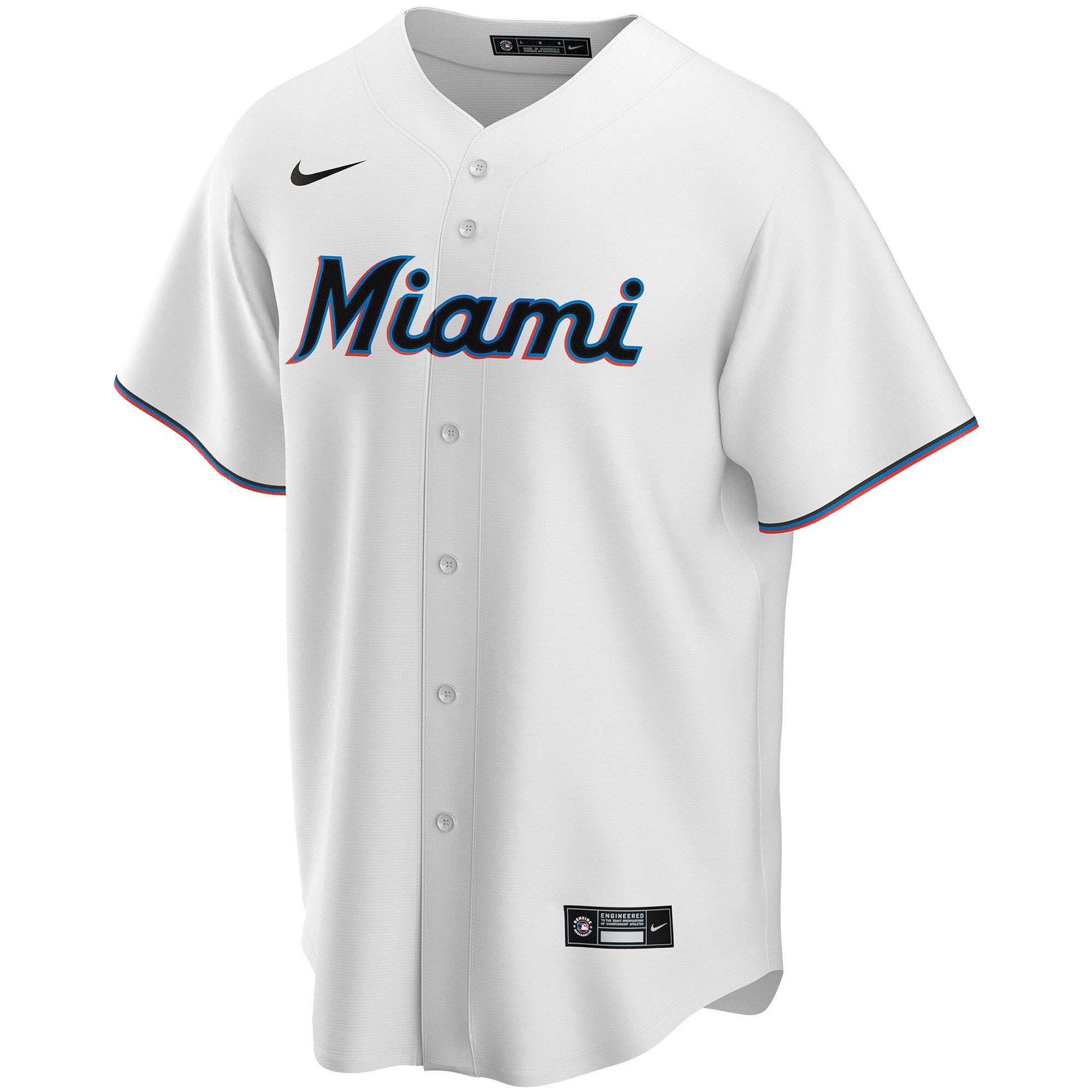 Miami Marlins Home Pick-A-Player Retired Roster Replica Jersey - White