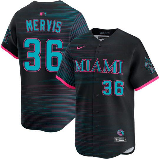 Matt Mervis Miami Marlins City Connect 2.0 Limited Jersey