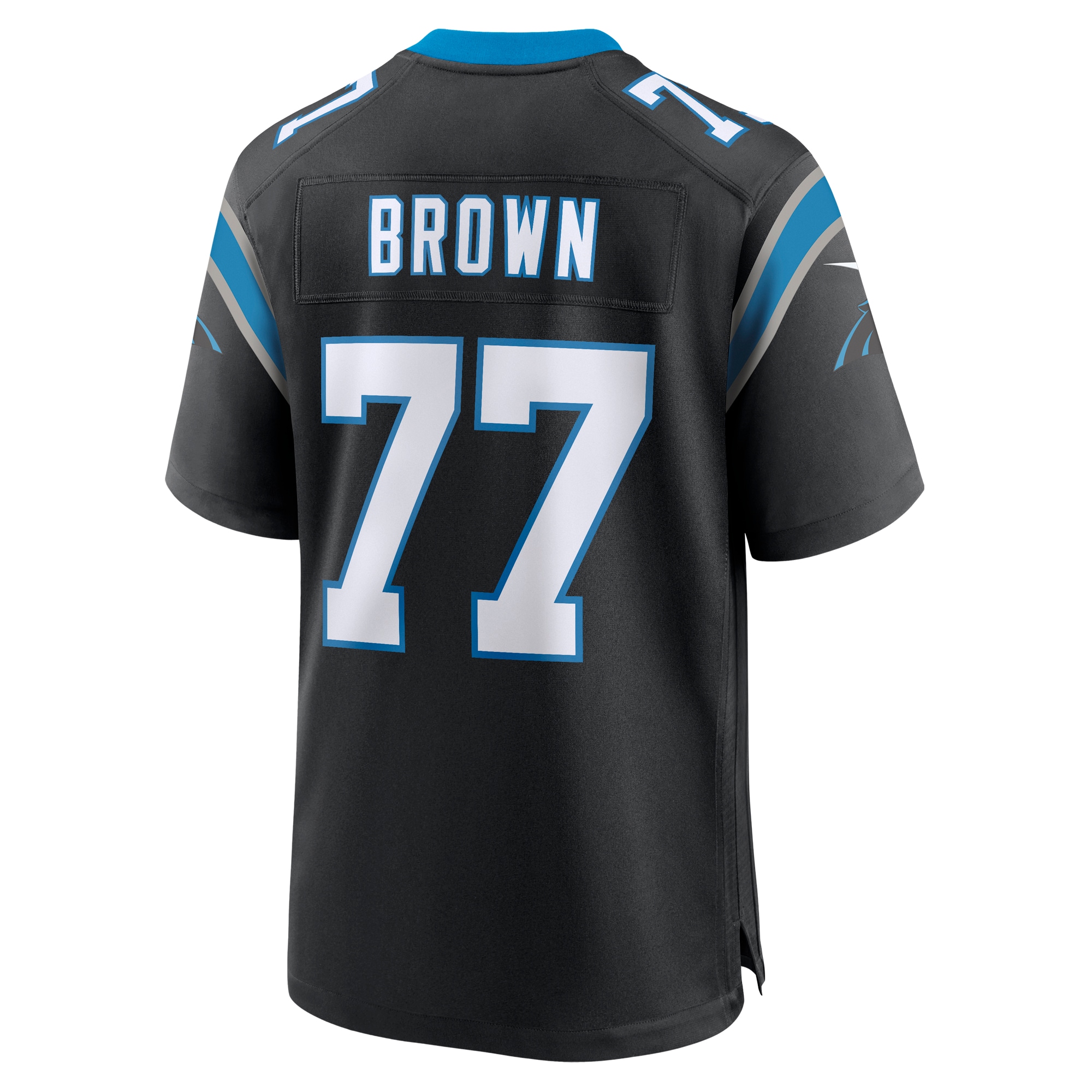 Deonte Brown Carolina Panthers  Team Game Jersey - Black