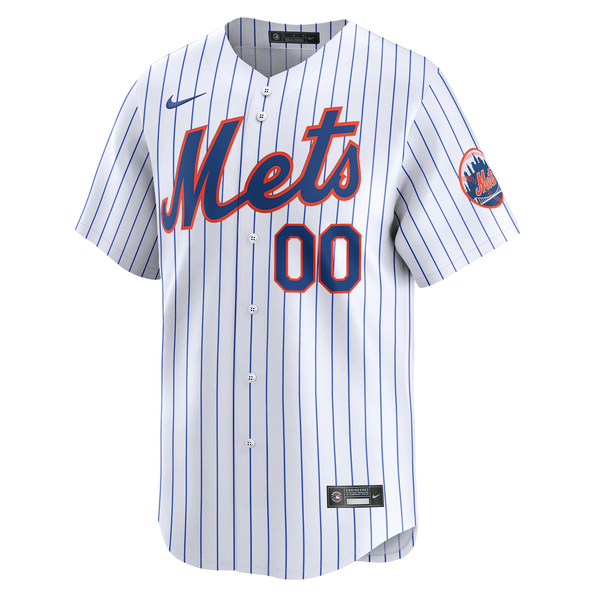 New York Mets  Home Limited Custom Jersey - White