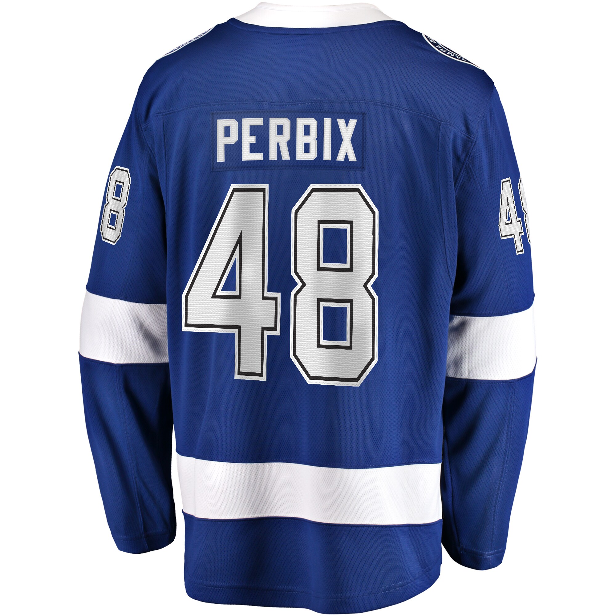 Nick Perbix Tampa Bay Lightning Fanatics Home Breakaway Jersey - Blue