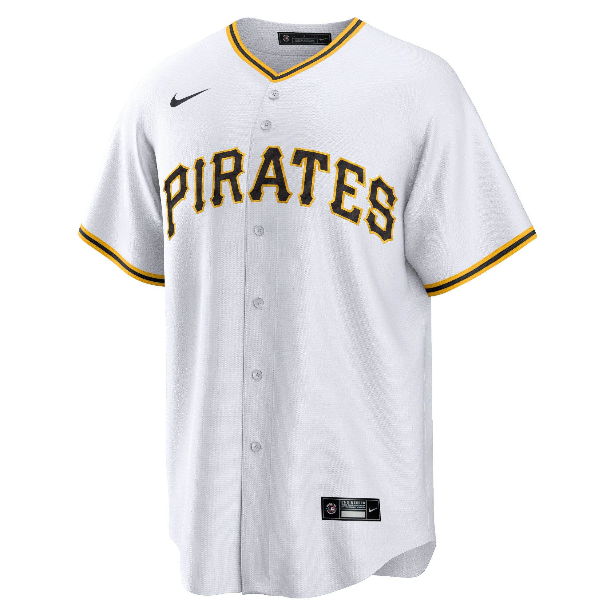 Oneil Cruz Pittsburgh Pirates  Home Replica Jersey - White