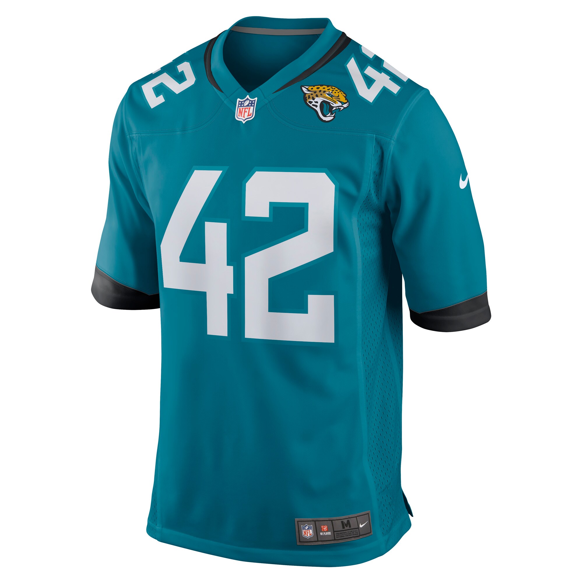 Andrew Wingard Jacksonville Jaguars  Game Jersey - Teal