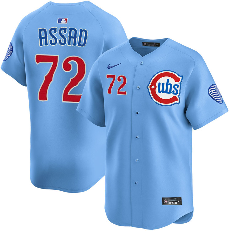 Javier Assad Chicago Cubs Youth Blues Alternate Limited Jersey