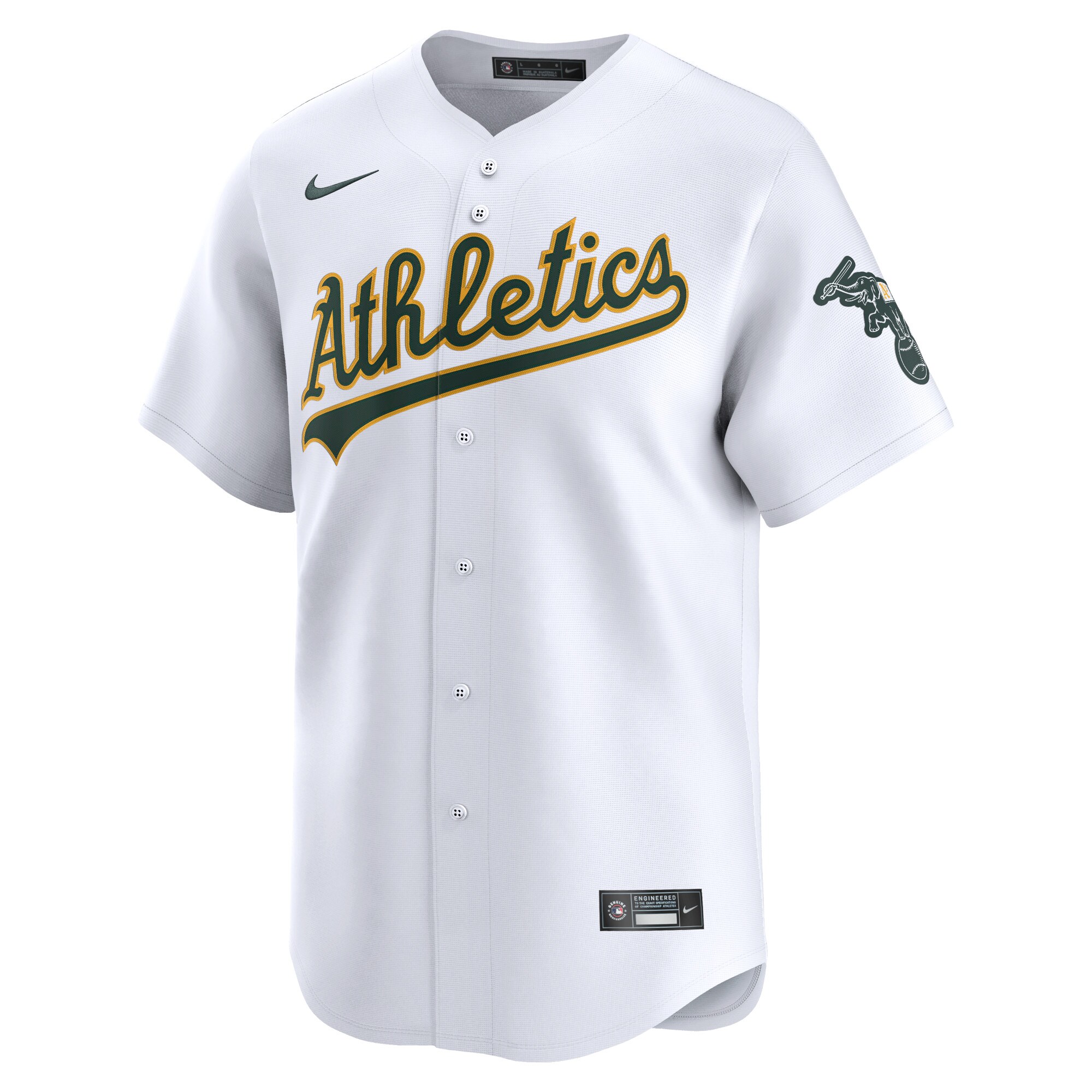 Oakland Athletics  Youth Home Limited Jersey - White
