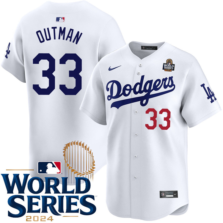 James Outman Los Angeles Dodgers Home Limited World Series Jersey