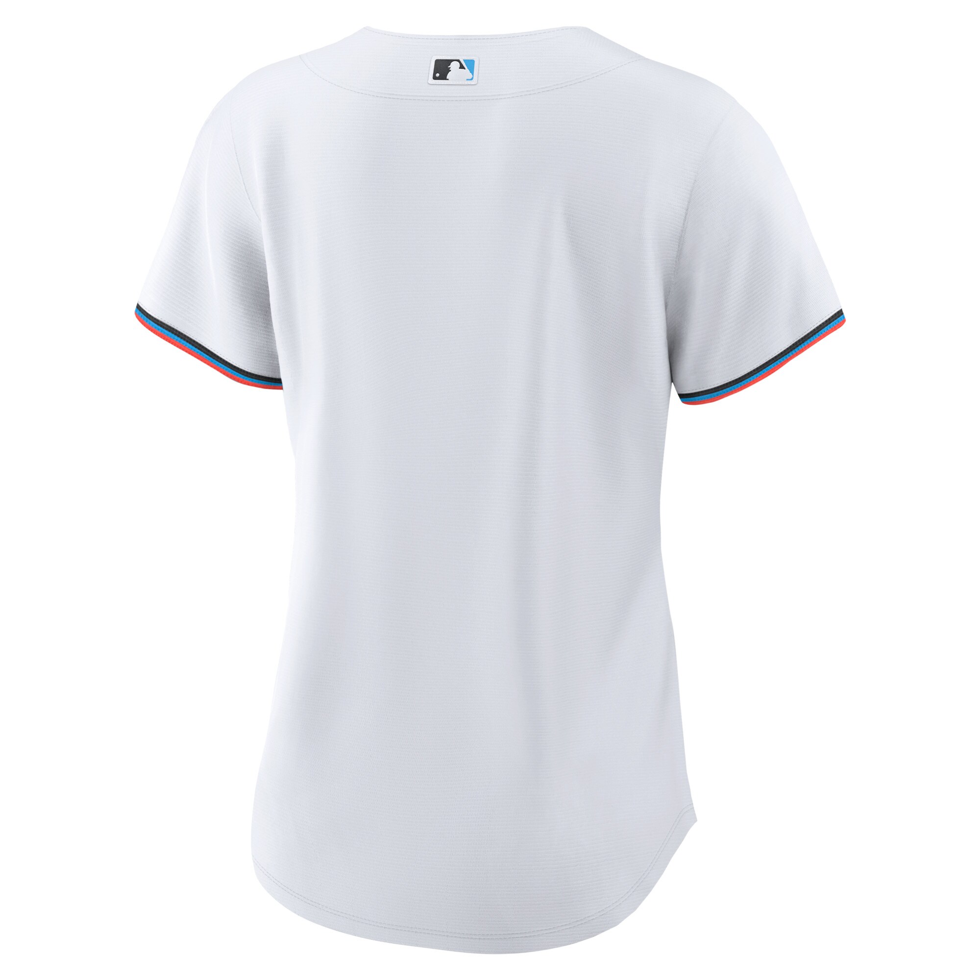 Miami Marlins  Women's Home Blank Replica Jersey - White