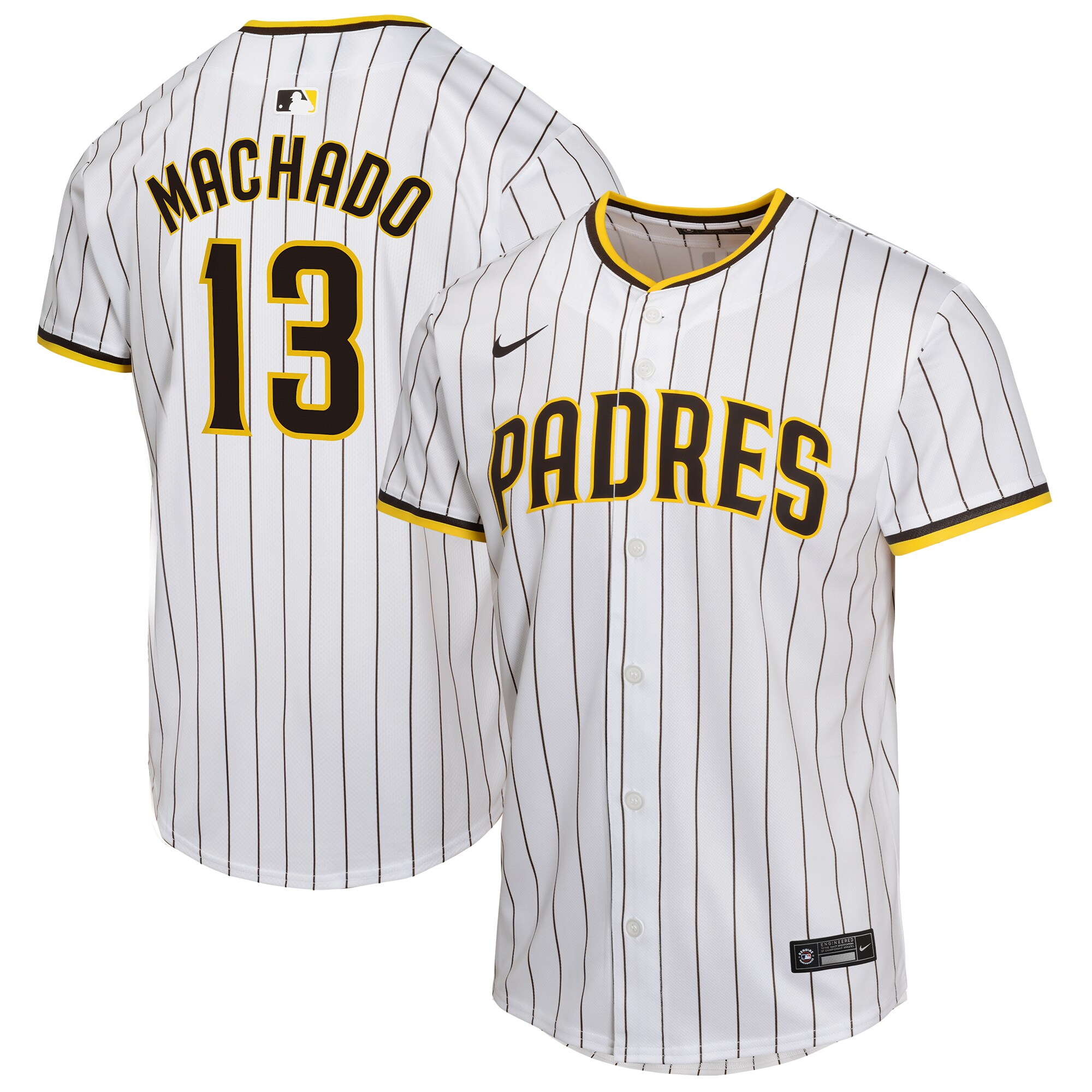 Manny Machado San Diego Padres  Youth Home Game Player Jersey - White