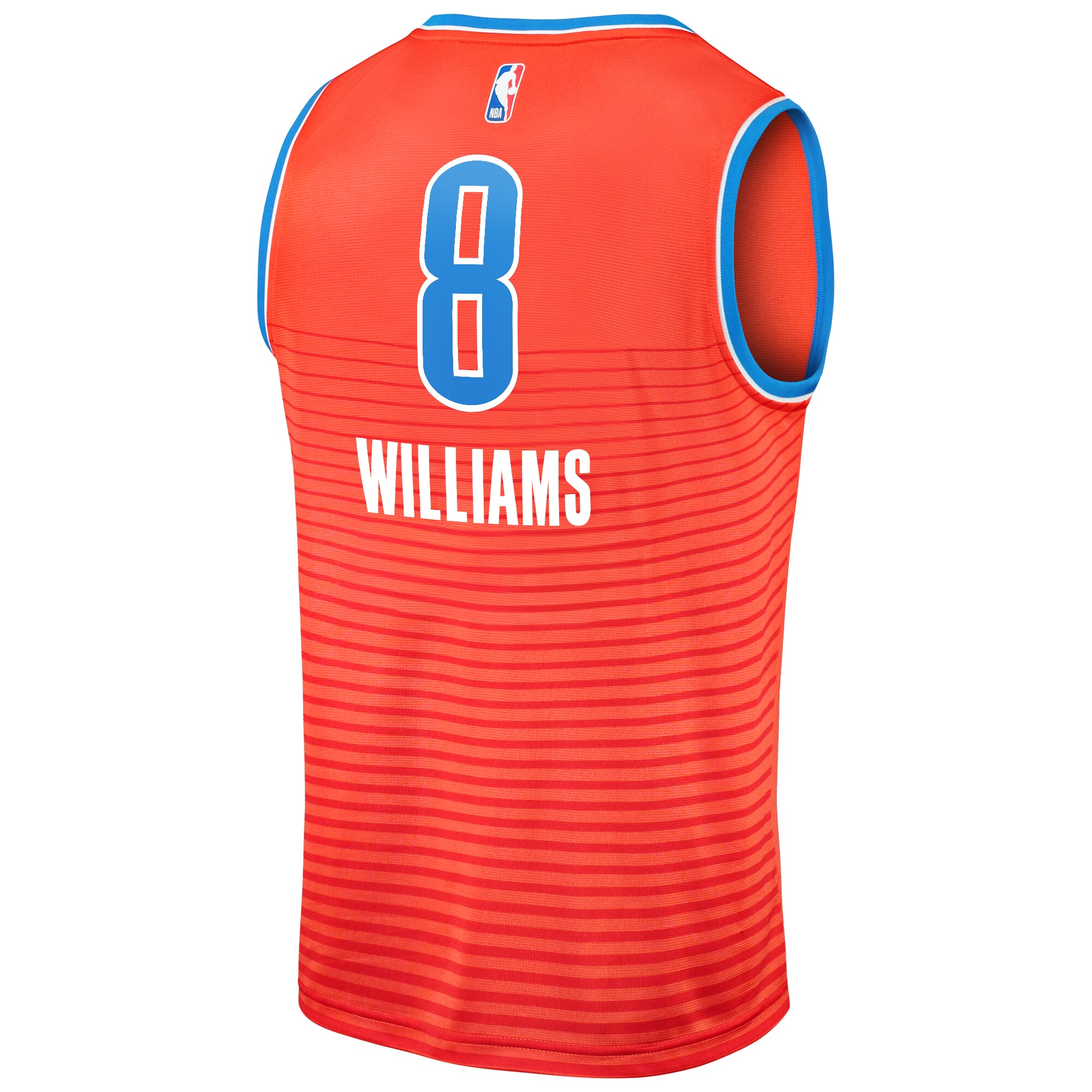Jalen Williams Oklahoma City Thunder Fanatics Fast Break Replica Player Jersey - Statement Edition - Orange