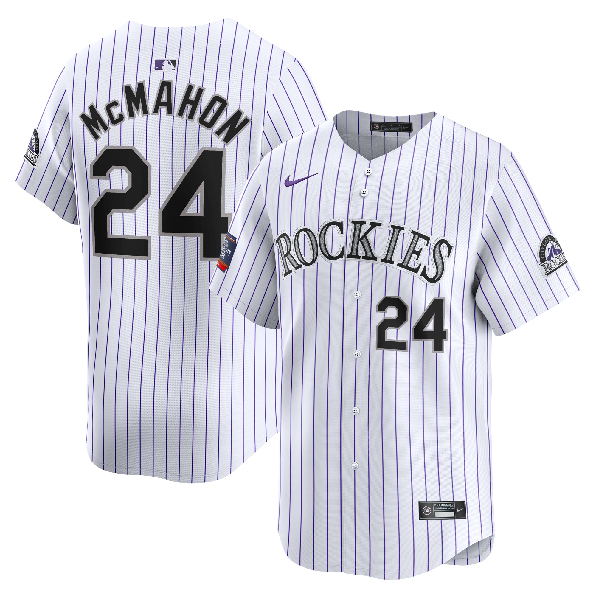 Ryan McMahon Colorado Rockies 2024 MLB World Tour Mexico City Series Home Limited Player Jersey - White