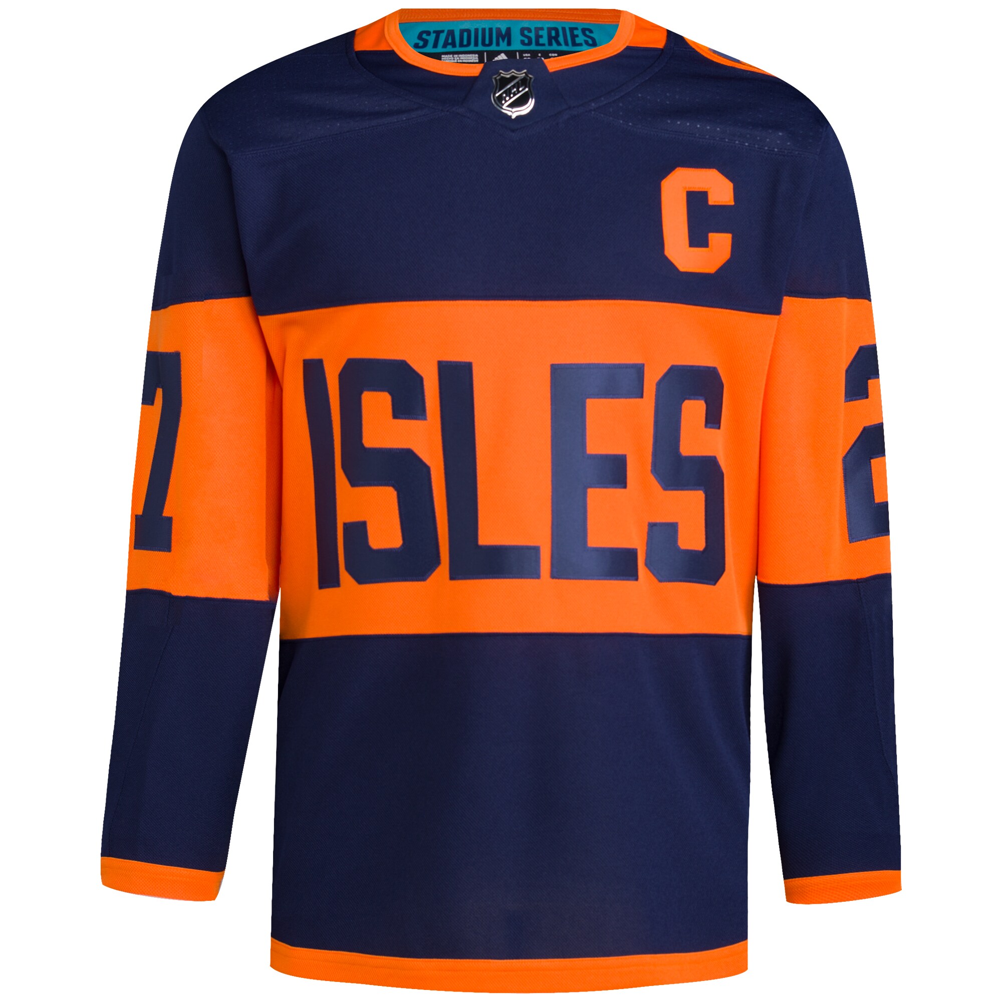 Anders Lee New York Islanders adidas 2024 NHL Stadium Series Primegreen Authentic Player Jersey Navy