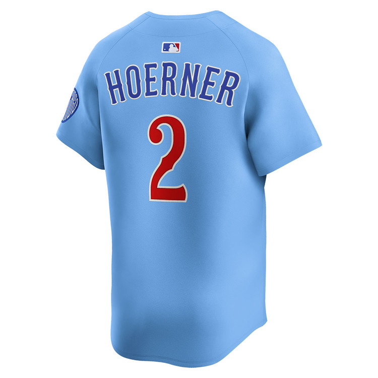 Nico Hoerner Chicago Cubs Blues Alternate Limited Jersey