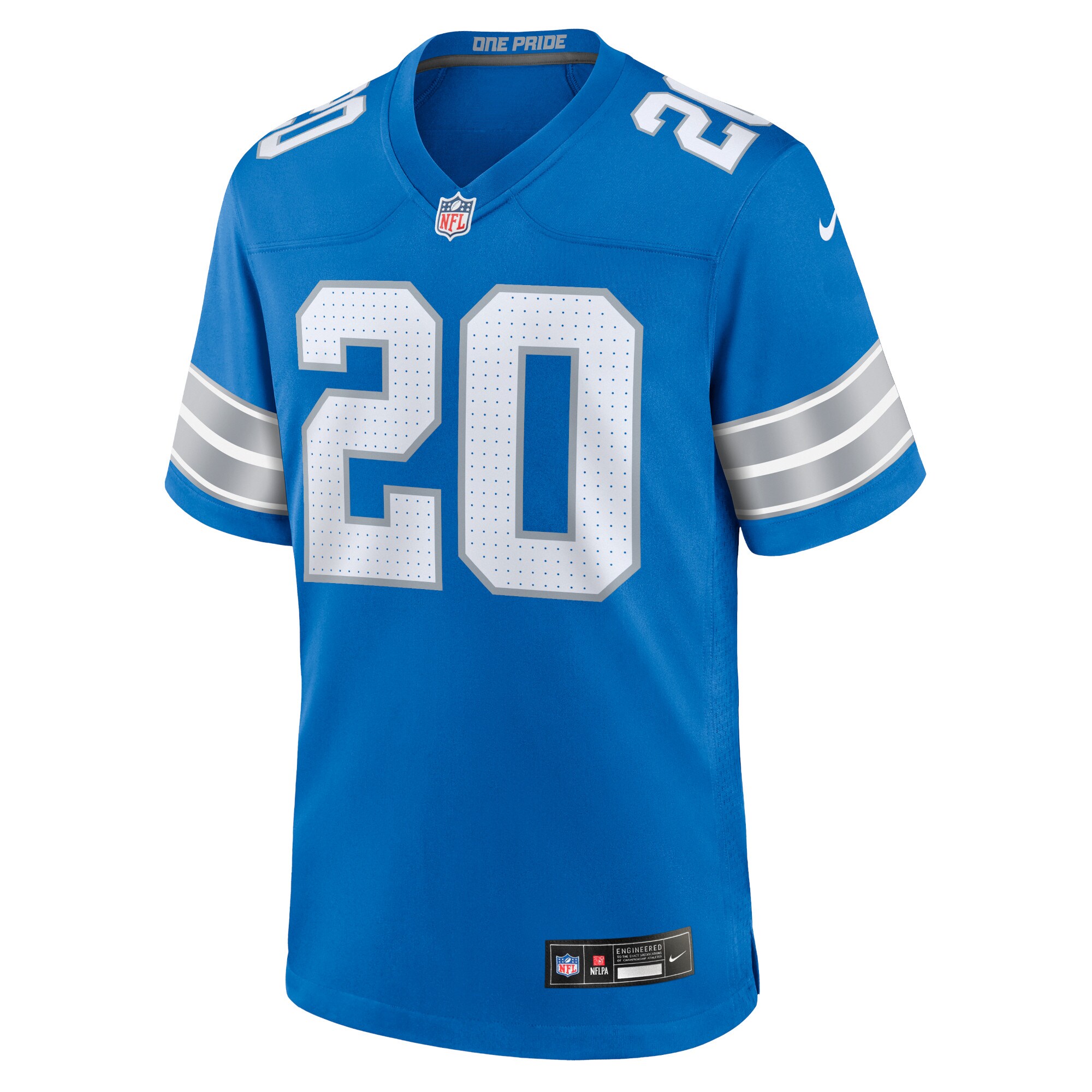 Barry Sanders Detroit Lions  Retired Player Game Jersey - Blue