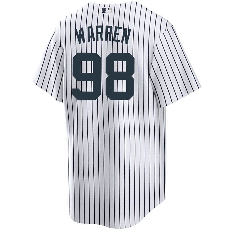 Will Warren New York Yankees Home World Series Jersey