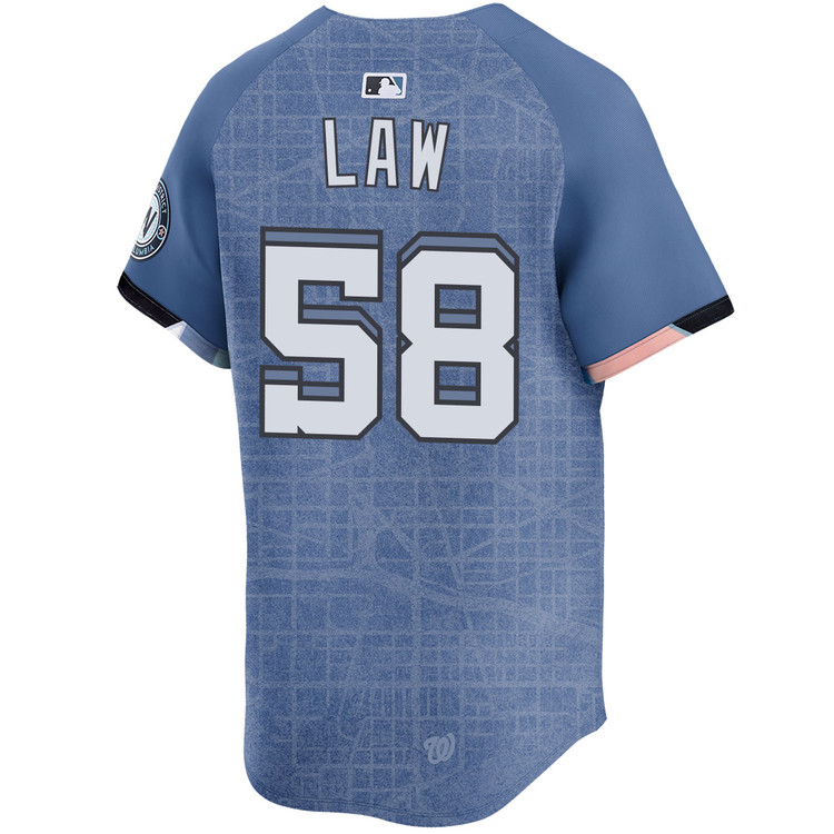 Derek Law Washington Nationals City Connect 2.0 Limited Jersey
