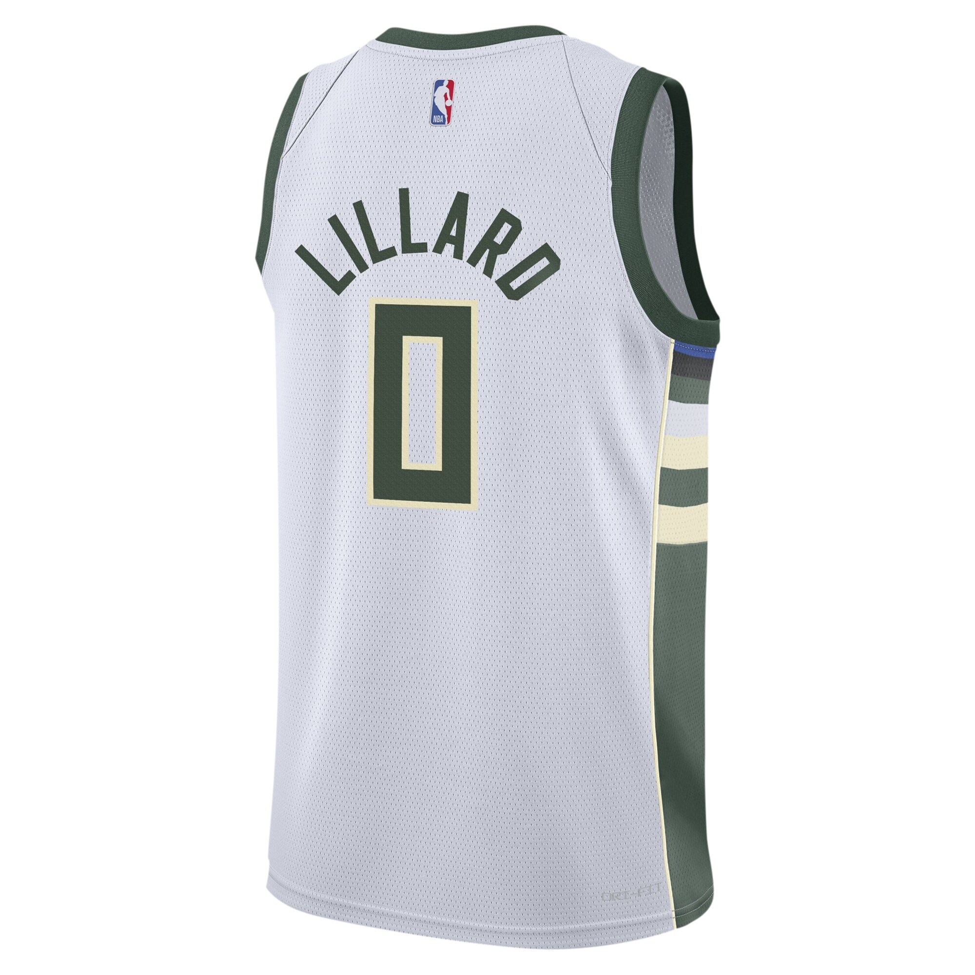 Damian Lillard Milwaukee Bucks  Youth Swingman Jersey - Association Edition - White