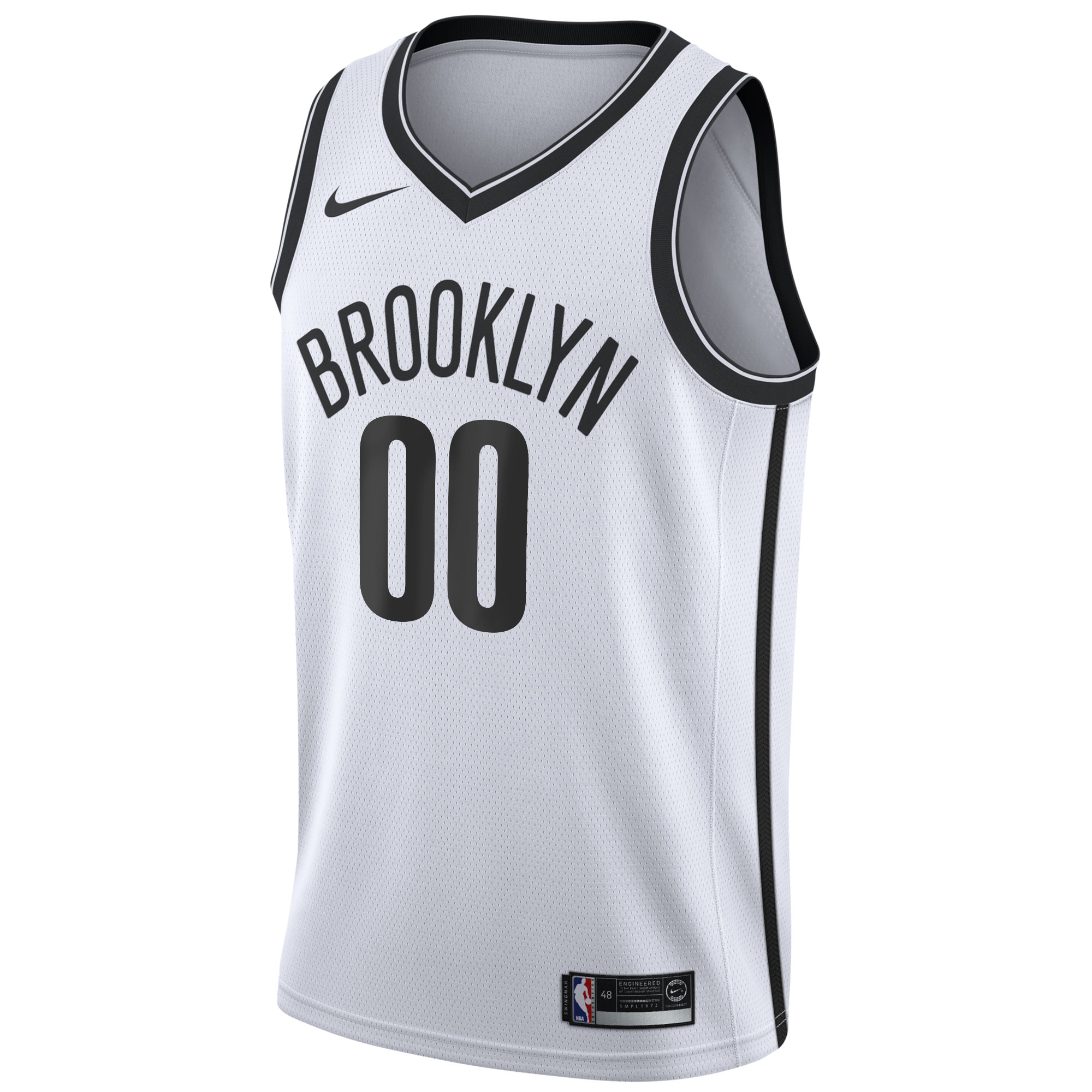 Brooklyn Nets 2020\/21 Swingman Custom Jersey - Association Edition - White