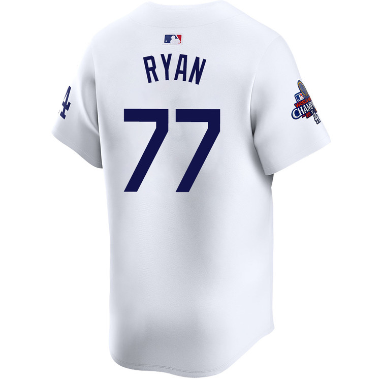 River Ryan Los Angeles Dodgers Home Limited World Series Champions Jersey