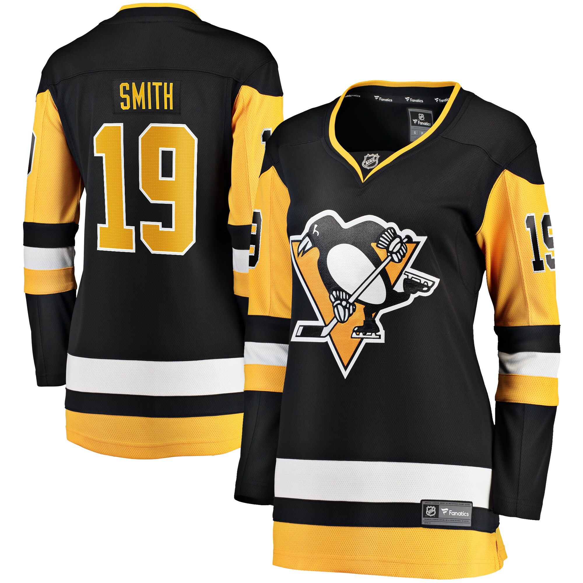 Reilly Smith Pittsburgh Penguins Fanatics Women's Home Breakaway Player Jersey - Black