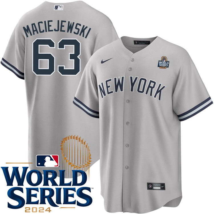 Josh Maciejewski New York Yankees Road World Series Jersey