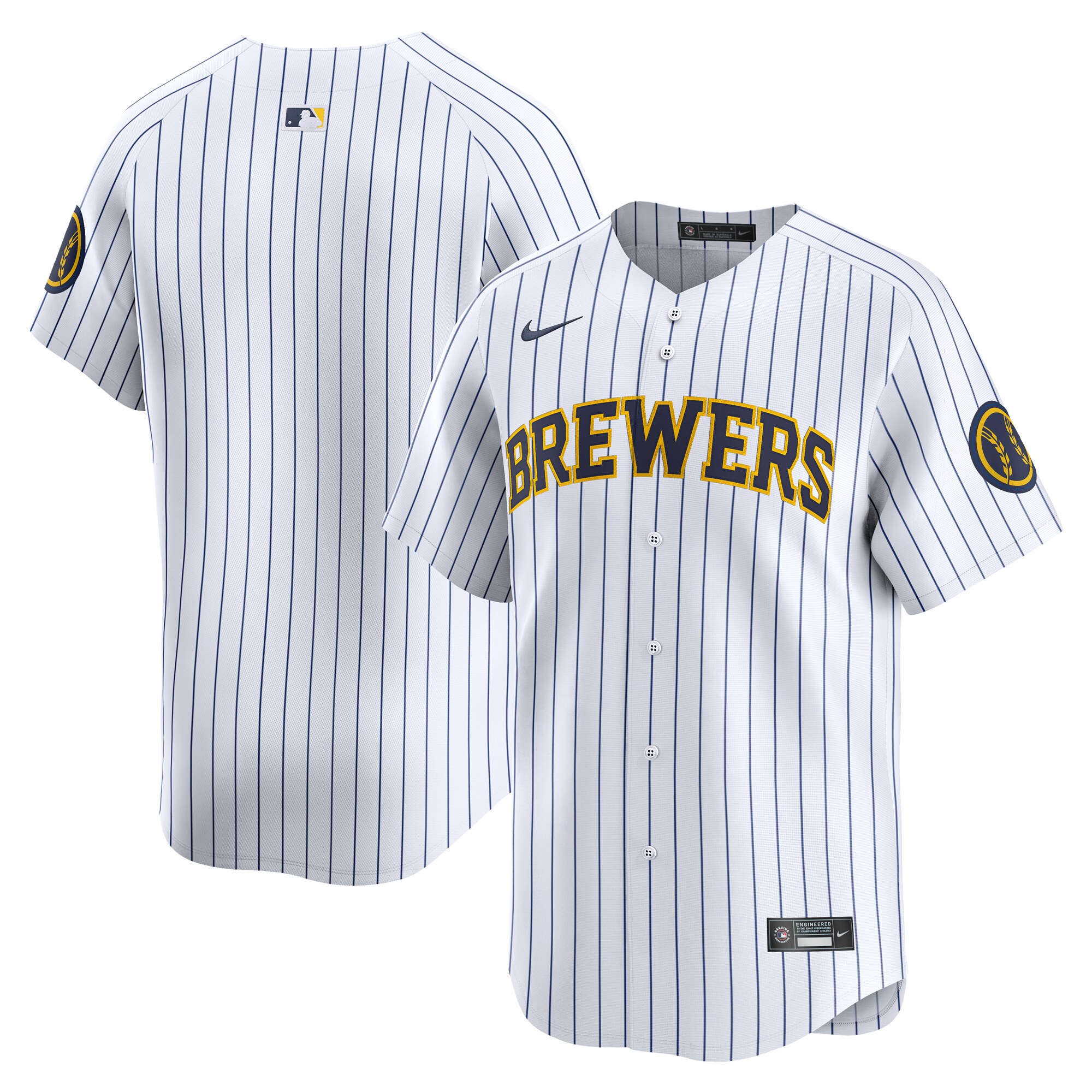 Milwaukee Brewers   Alternate Limited Jersey White
