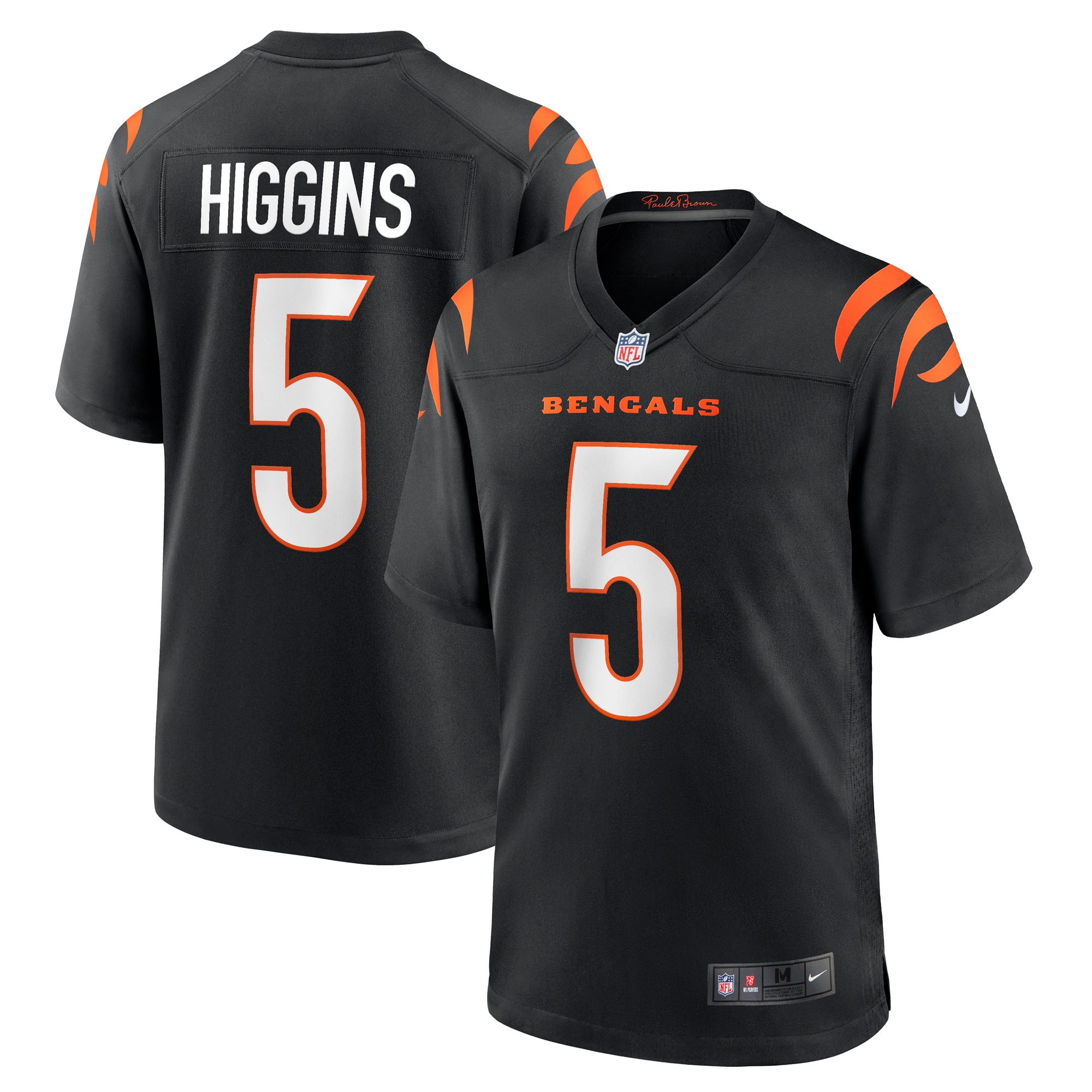 Tee Higgins Cincinnati Bengals  Game Player Jersey - Black