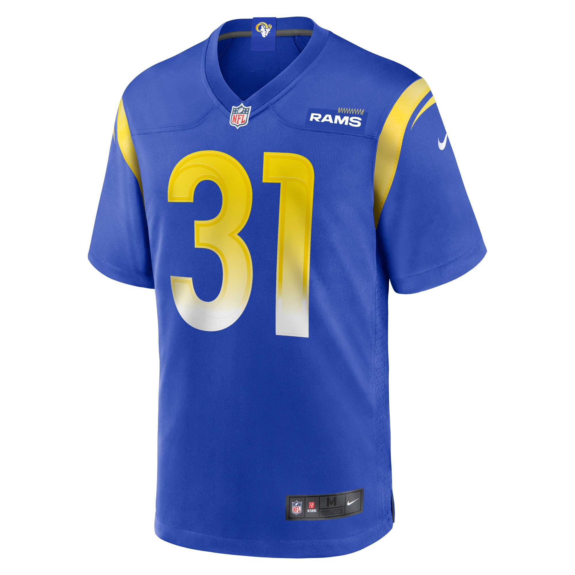 Nick Hampton Los Angeles Rams  Home Game Jersey - Royal