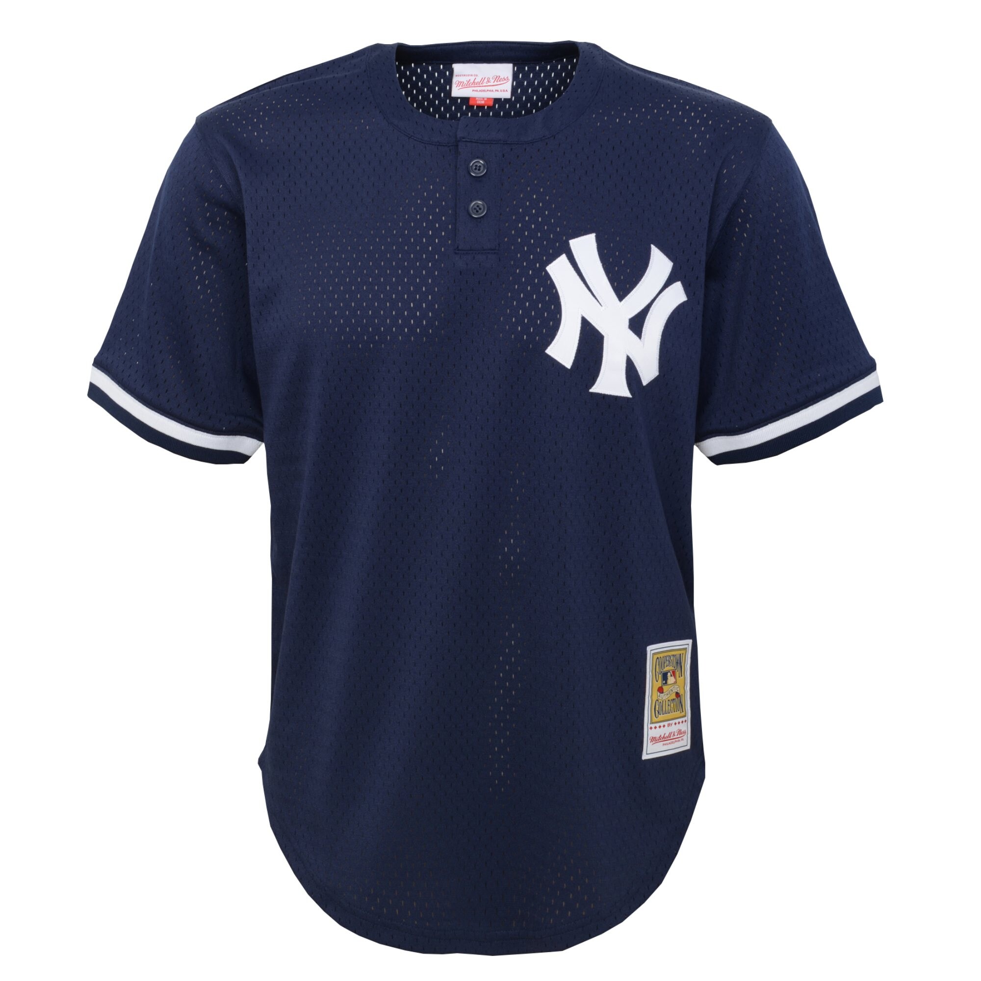 Mariano Rivera New York Yankees Mitchell & Ness Youth Cooperstown CollectionMesh Batting Practice Jersey - Navy