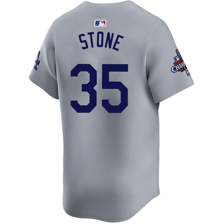 Gavin Stone Los Angeles Dodgers Alternate Road Limited World Series Champions Jersey