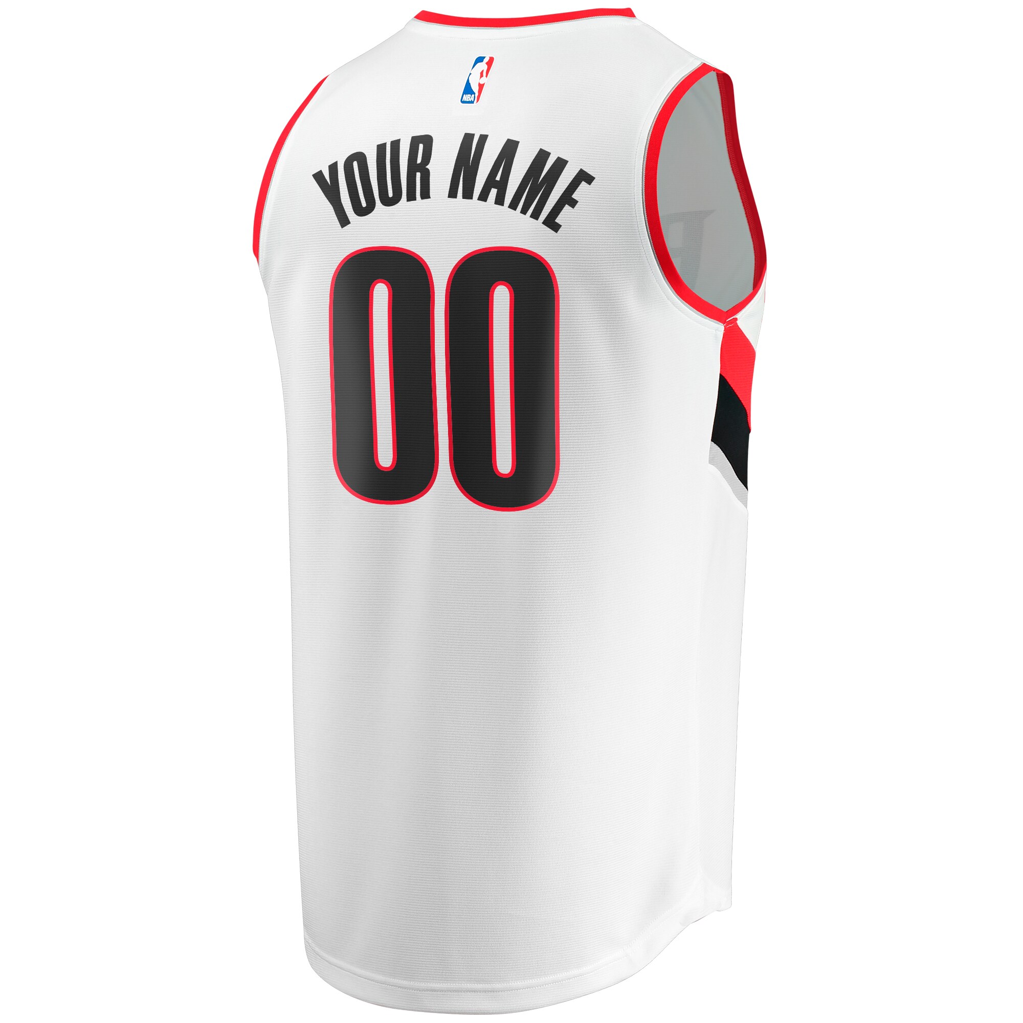 Portland Trail Blazers Fanatics Fast Break Custom Replica Jersey - Association Edition - White