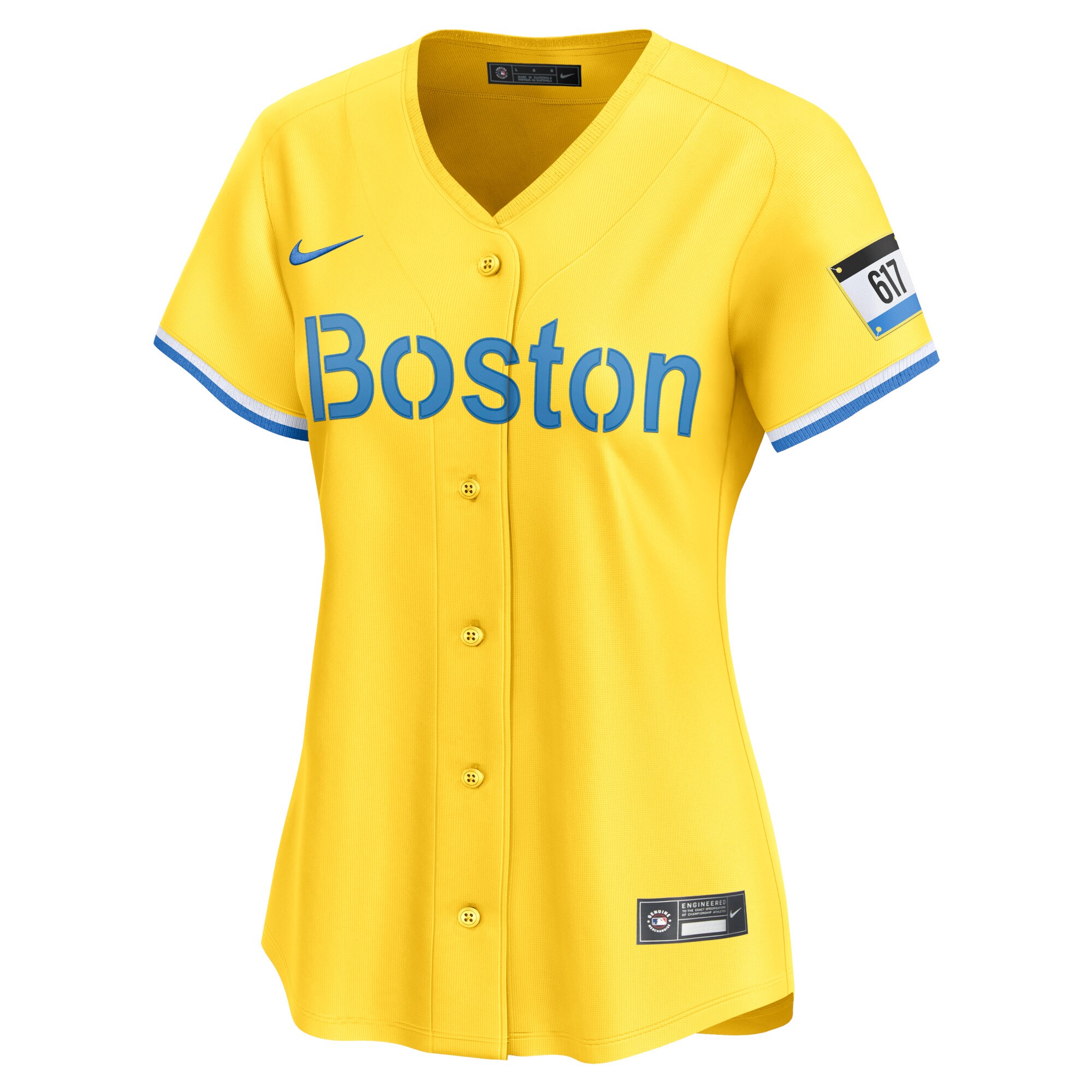 Rafael Devers Boston Red Sox Women's City Connect Limited Player Jersey - Gold