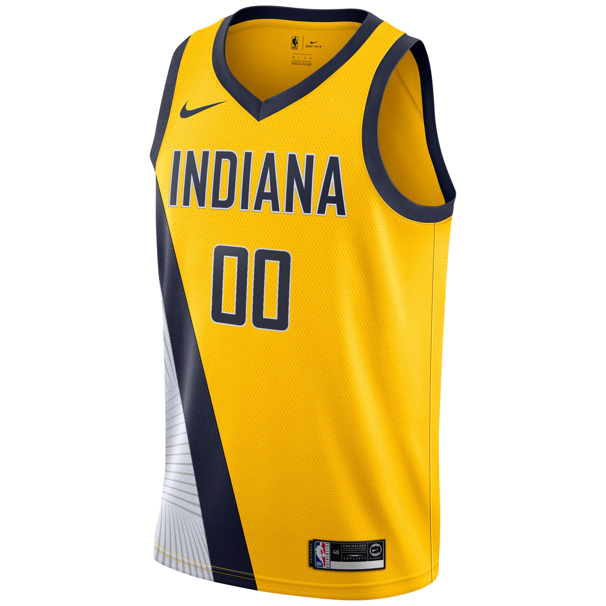 Indiana Pacers 2019\/20 Custom Swingman Jersey Yellow - Statement Edition