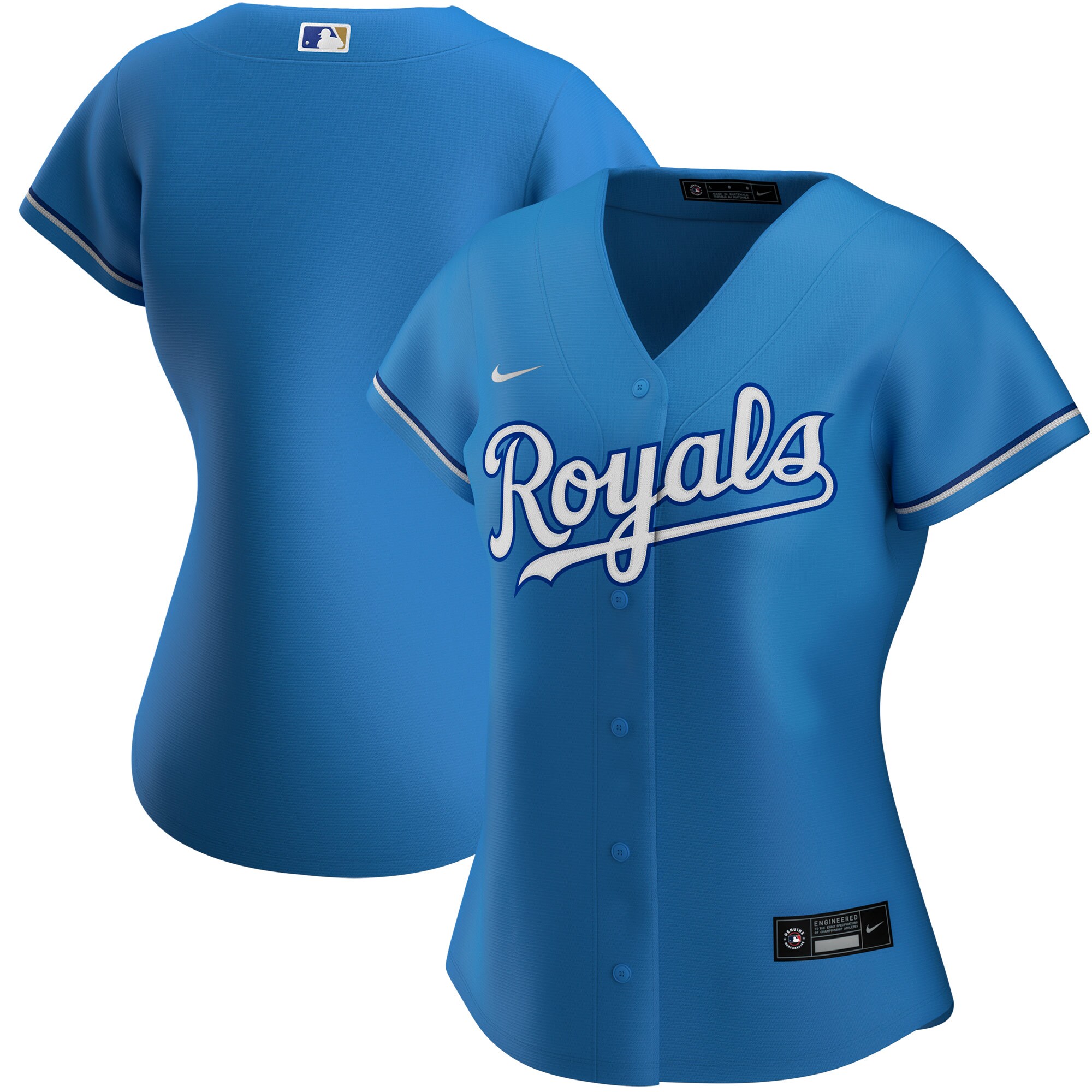 Kansas City Royals  Women's Alternate Replica Team Jersey - Light Blue