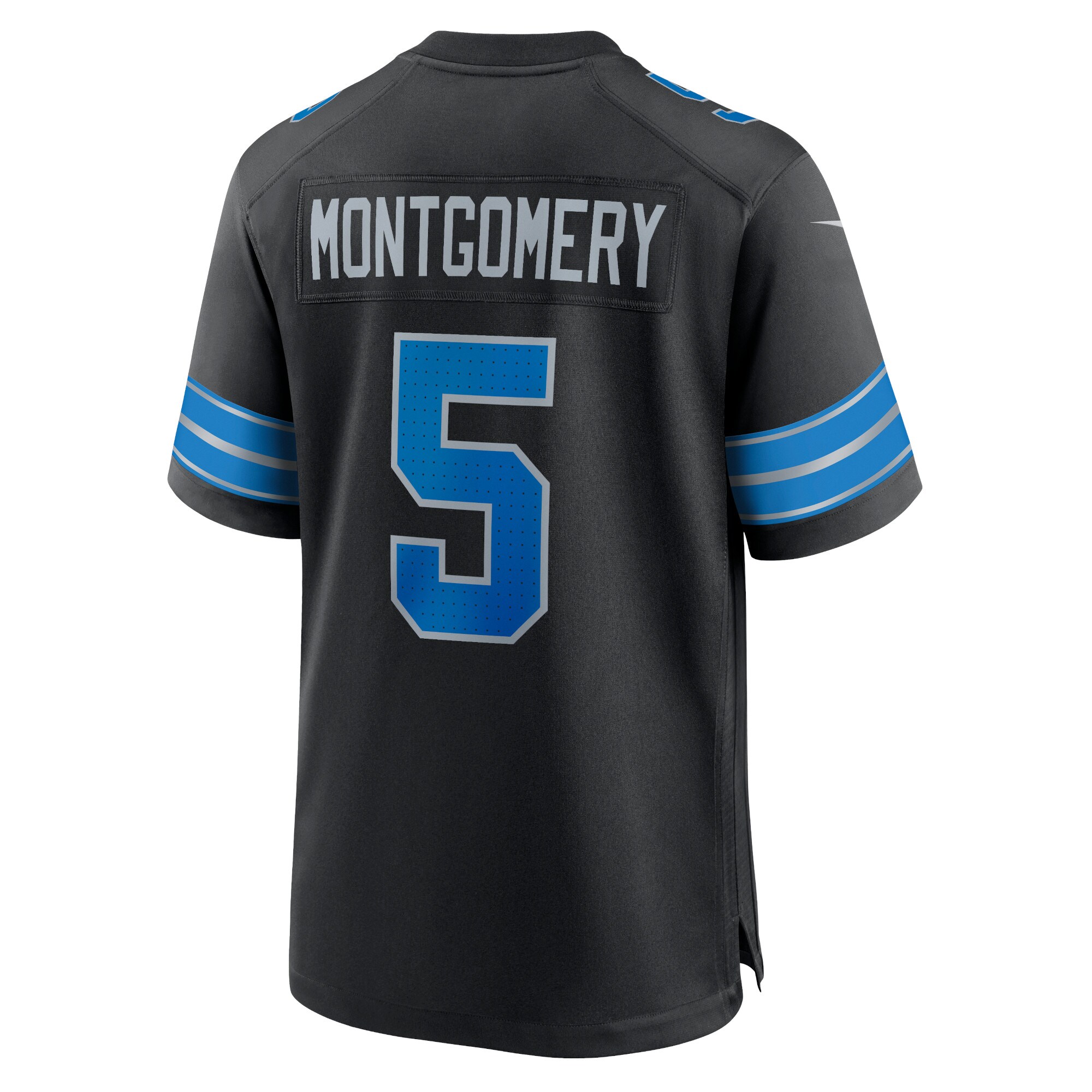 David Montgomery Detroit Lions  2nd Alternate Game Jersey - Black