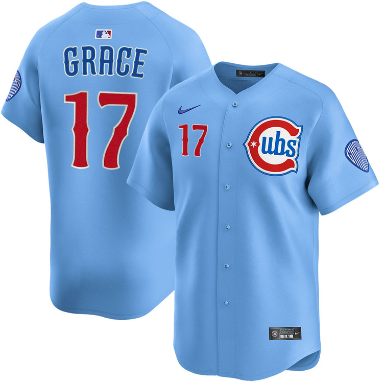 Mark Grace Chicago Cubs Blues Alternate Limited Jersey