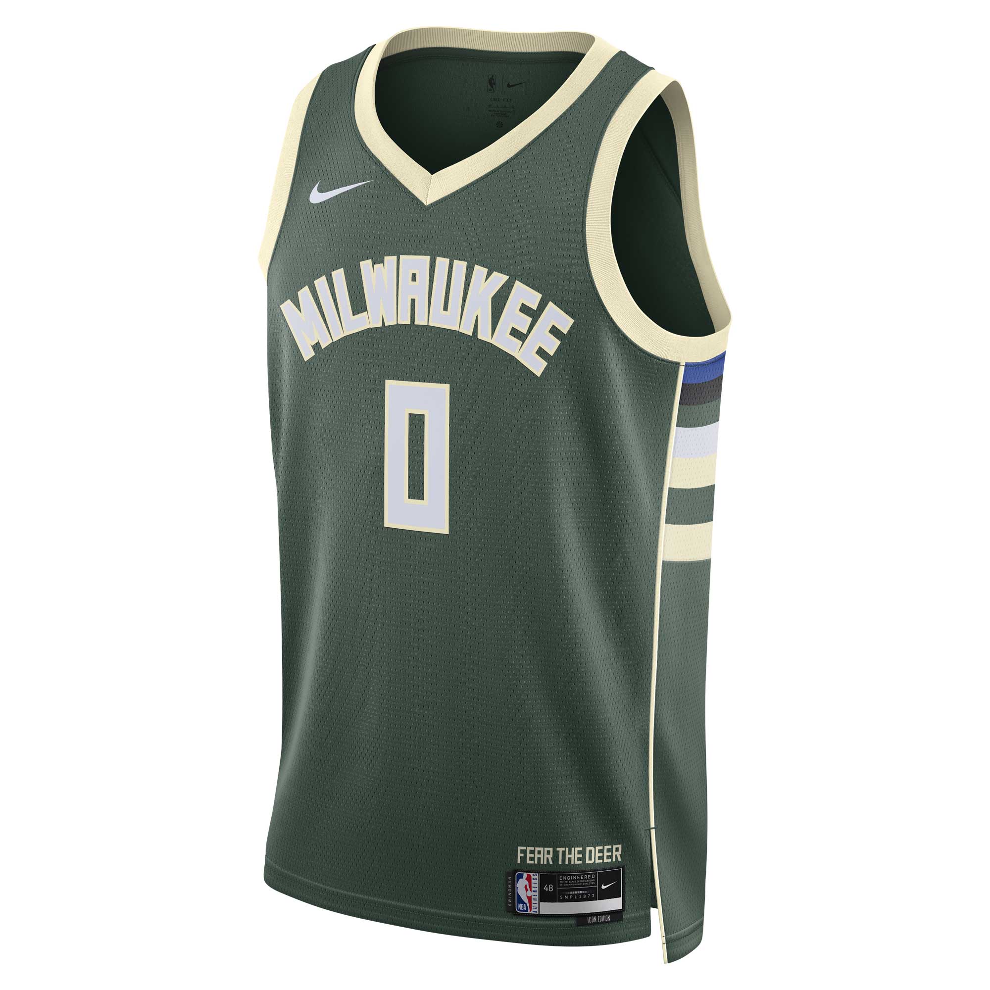 Damian Lillard Milwaukee Bucks Unisex Swingman Jersey - Icon Edition - Hunter Green