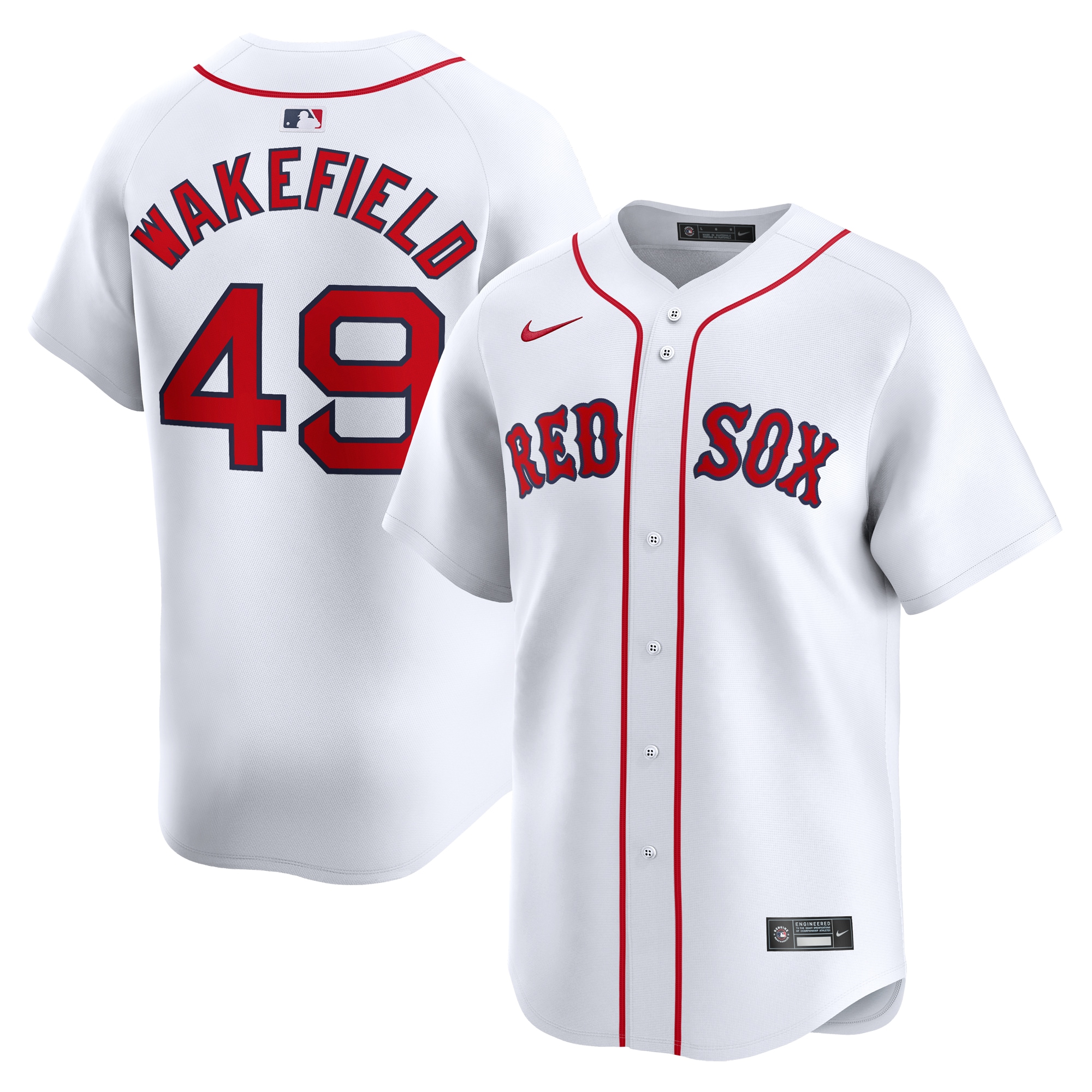 Tim Wakefield Boston Red Sox  Home Limited Player Jersey - White